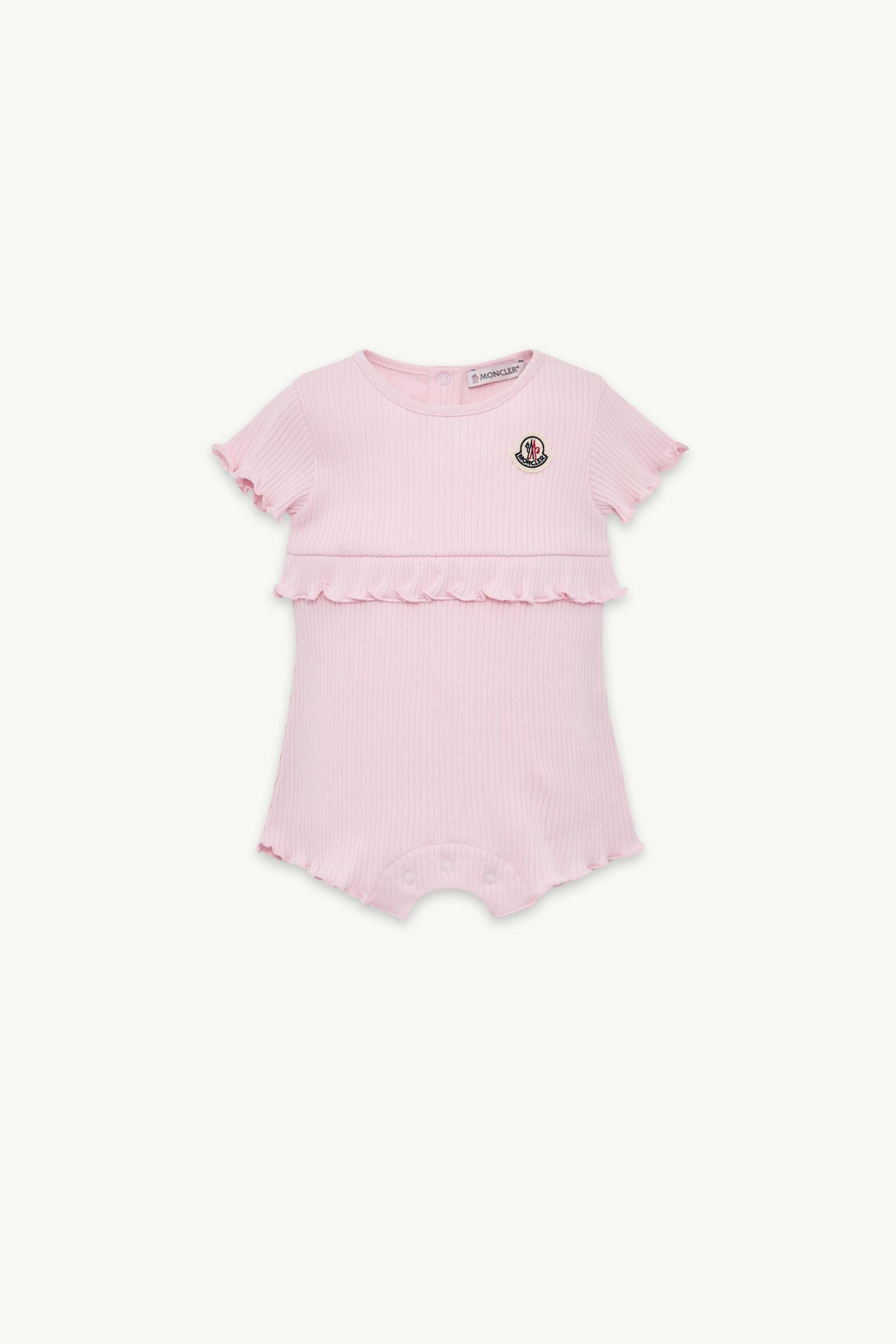 Ruffled Cotton Romper
