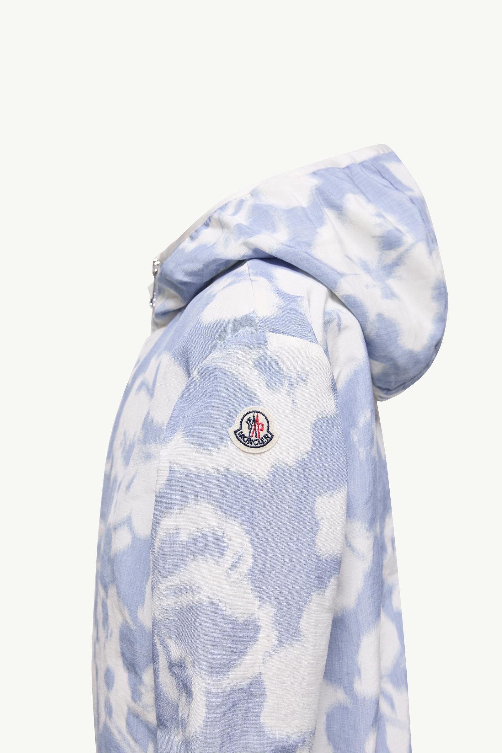 Alternative view of Printed Cotton Linen Hooded Jacket