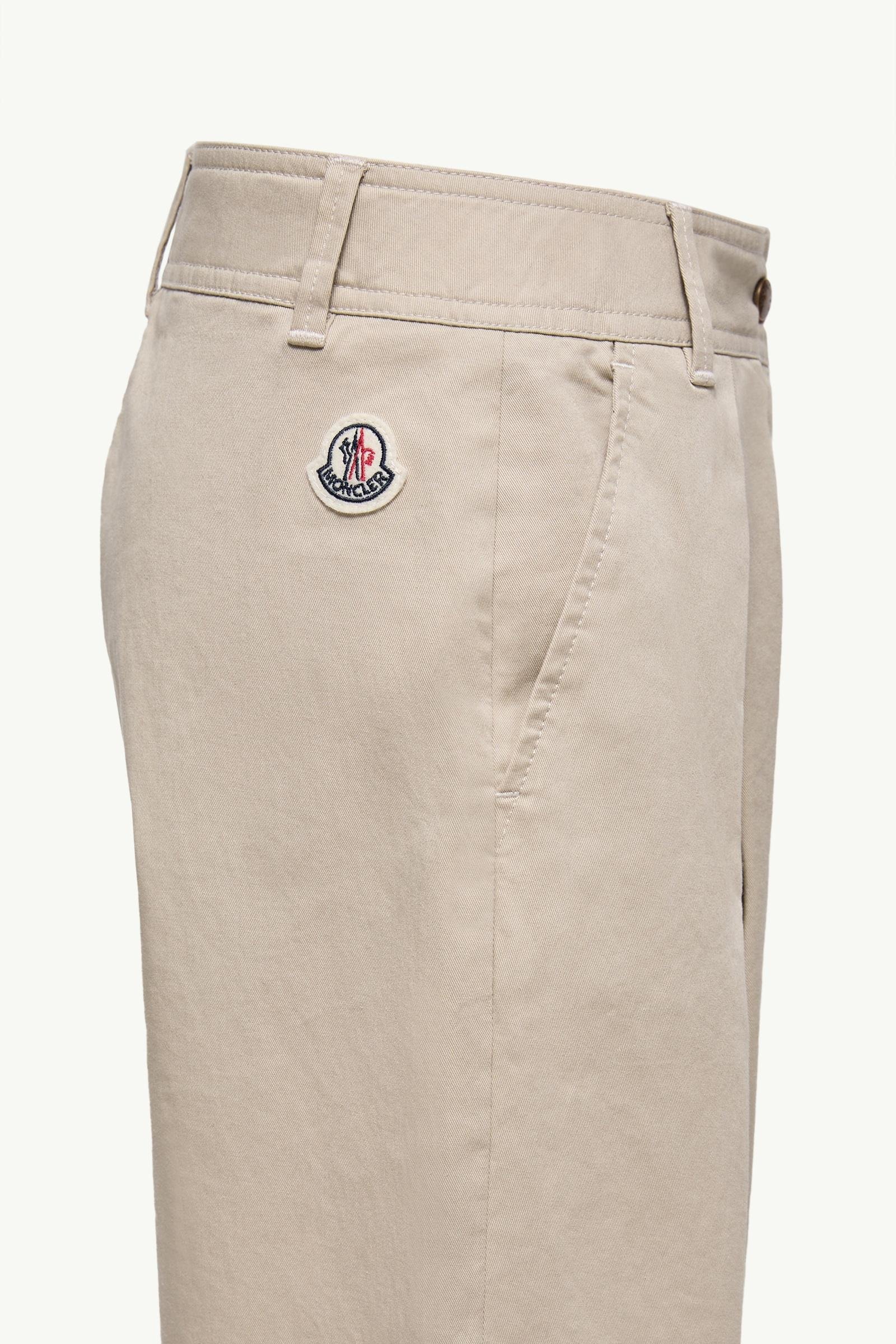 Pleated Stretch Cotton Gabardine Trousers - 图片 3