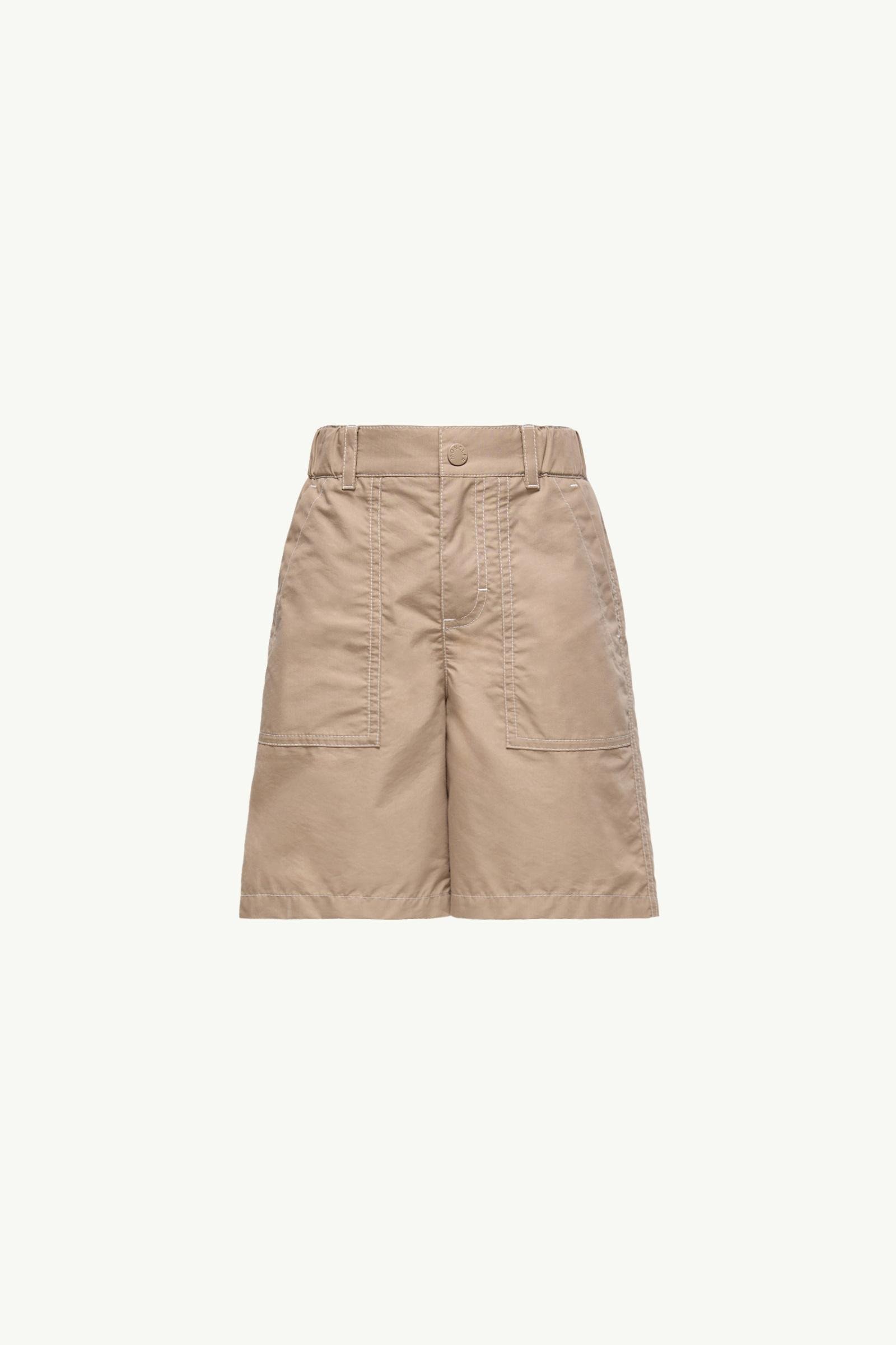 Logo Poplin Bermuda Shorts