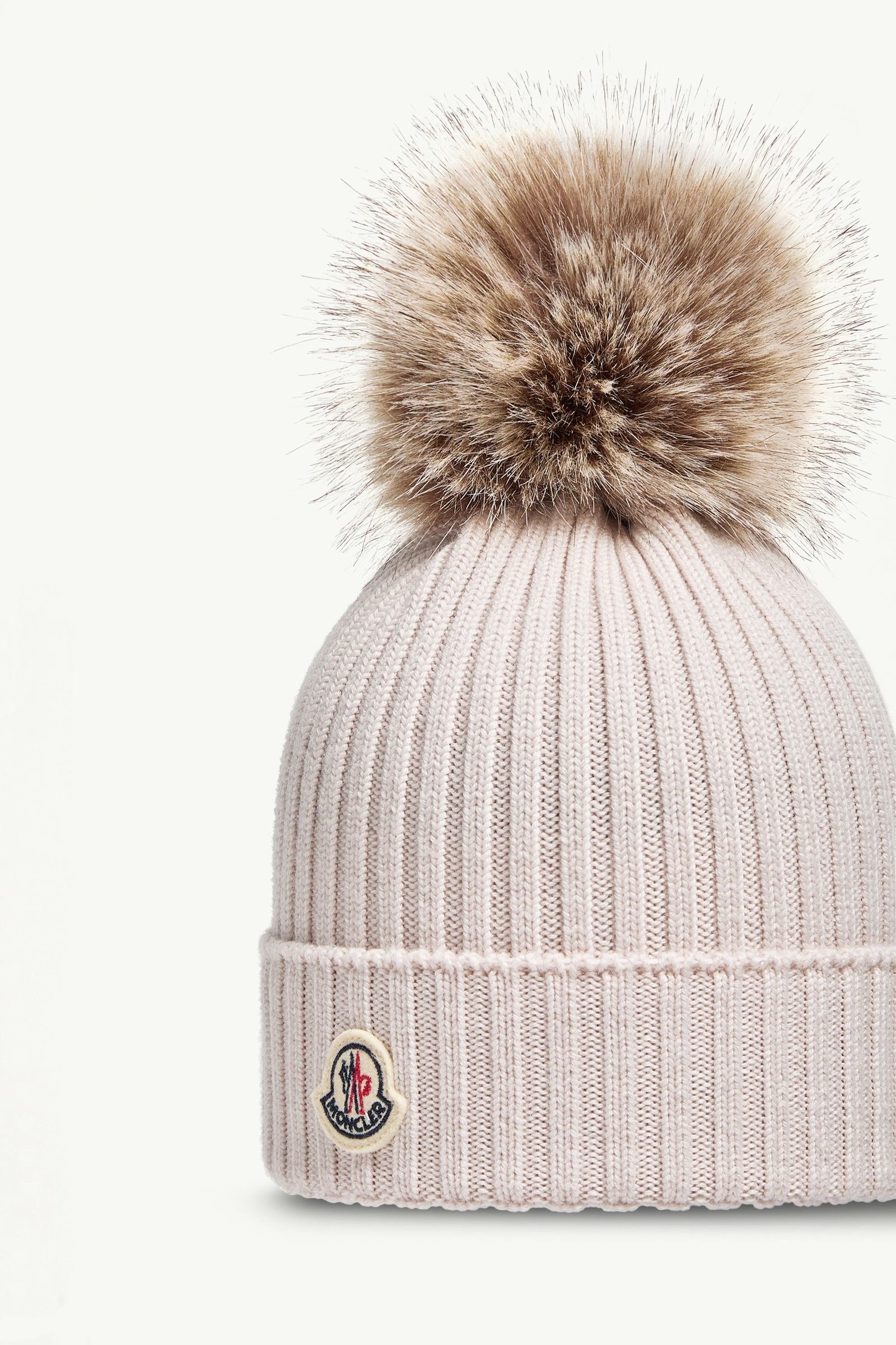 Wool Beanie with Pom Pom - 图片 3