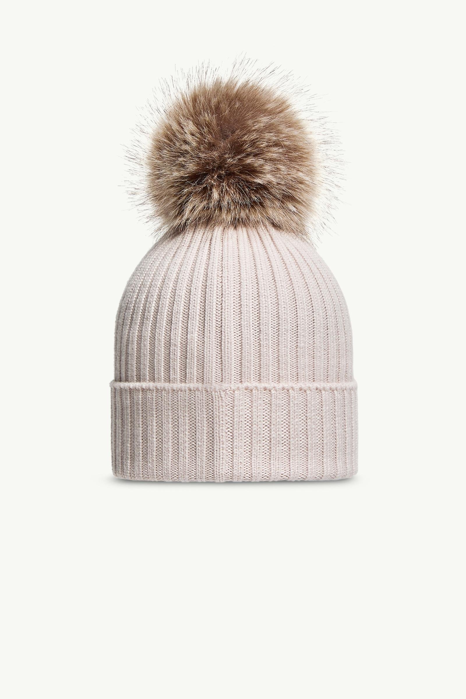 Wool Beanie with Pom Pom - 图片 4