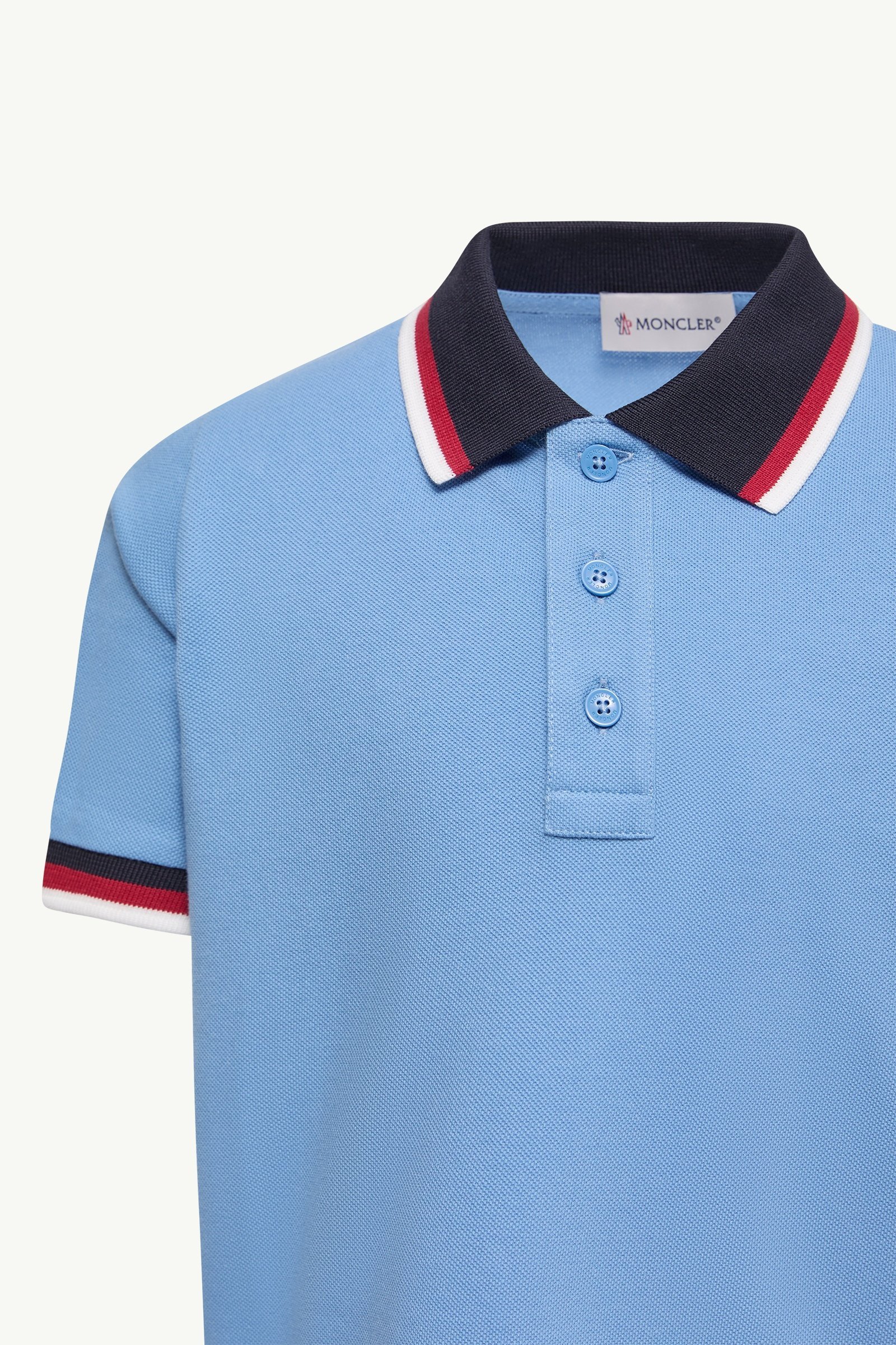 Alternative view of Tricolour-Trimmed Cotton Polo Shirt