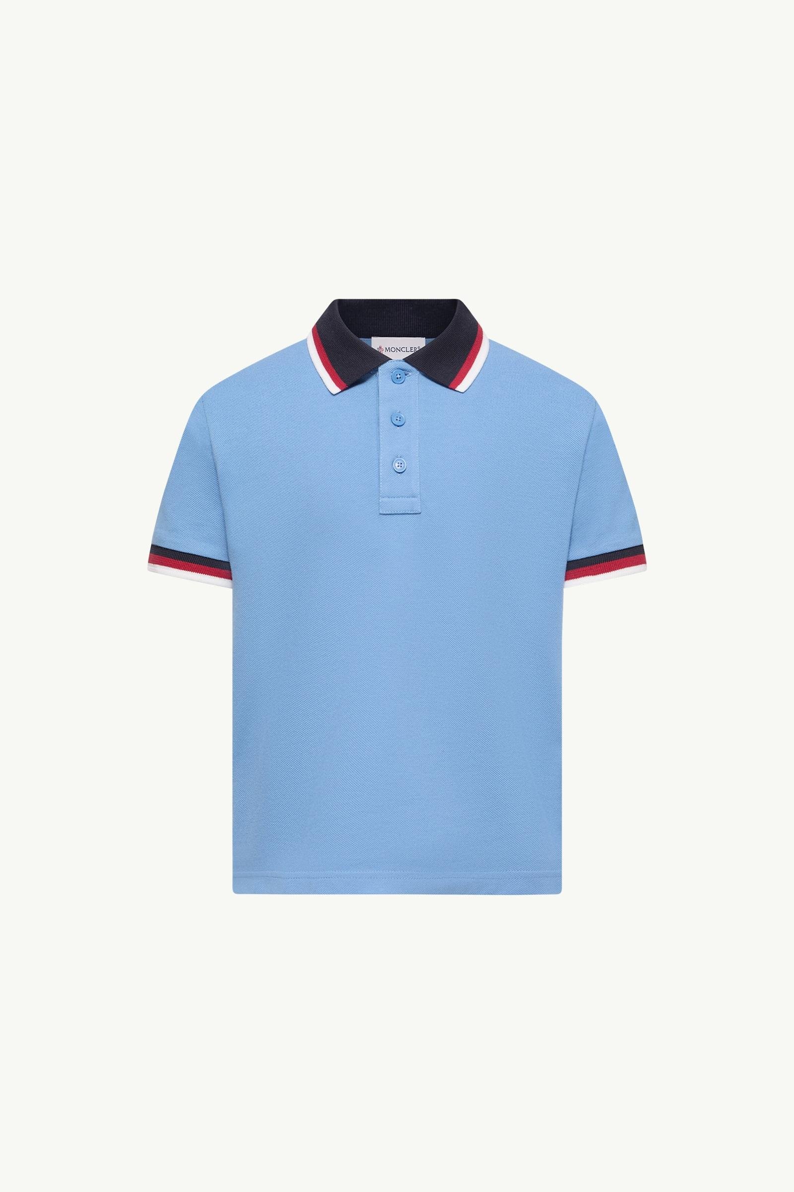 Tricolour-Trimmed Cotton Polo Shirt