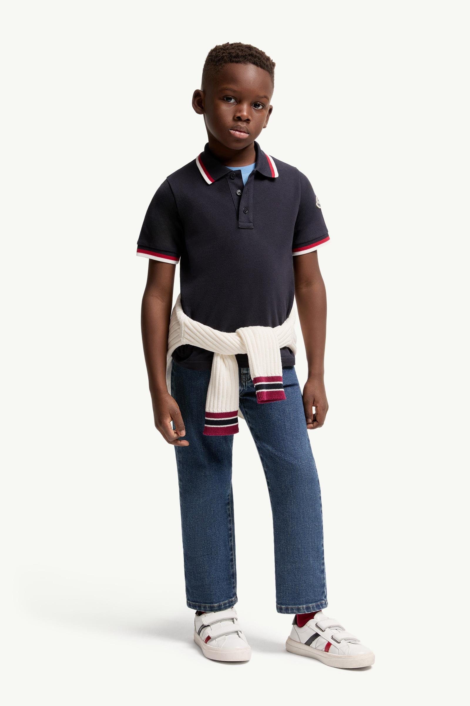Alternative view of Tricolour-Trimmed Cotton Polo Shirt