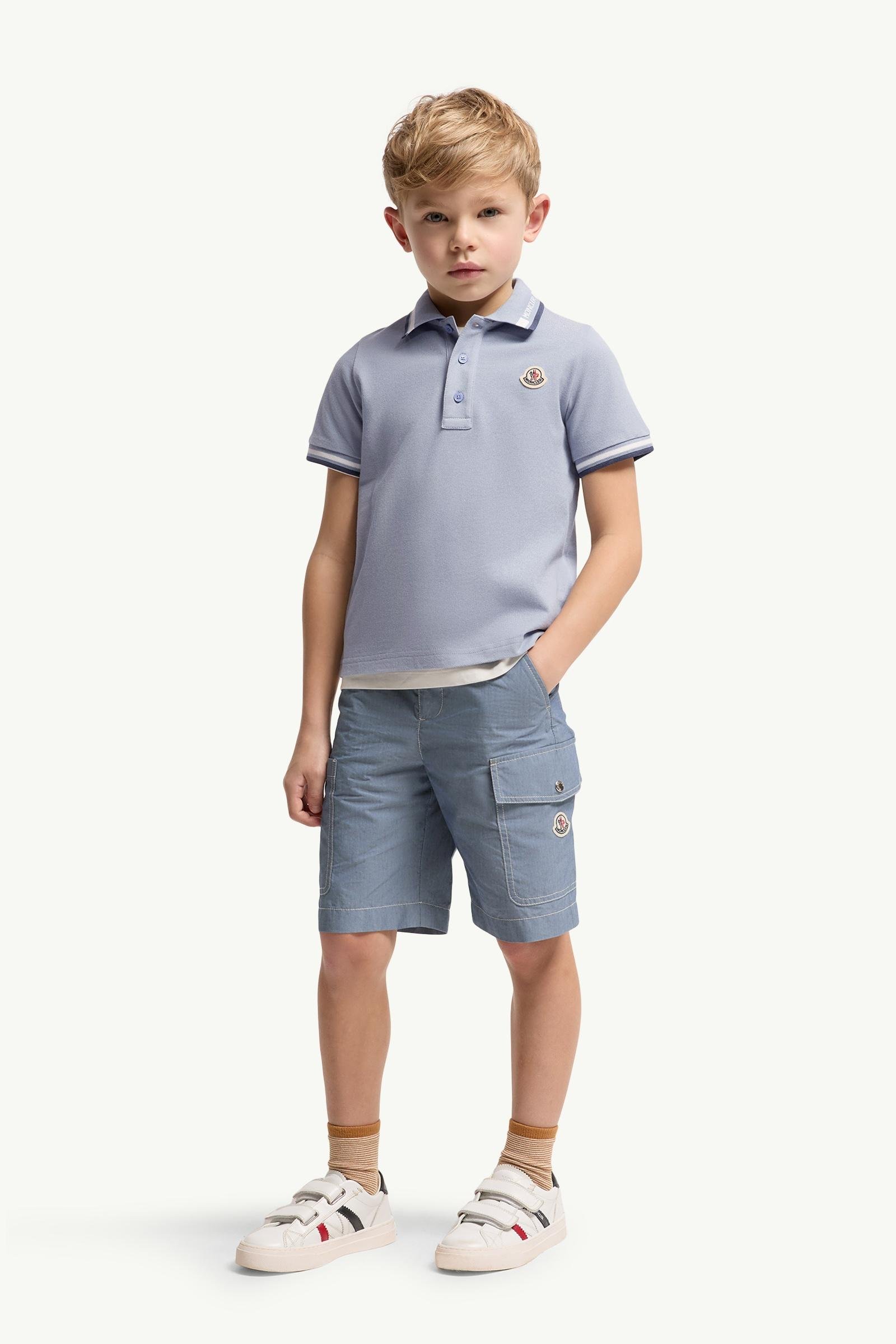 Alternative view of Tricolour-Trimmed Cotton Piquet Polo Shirt