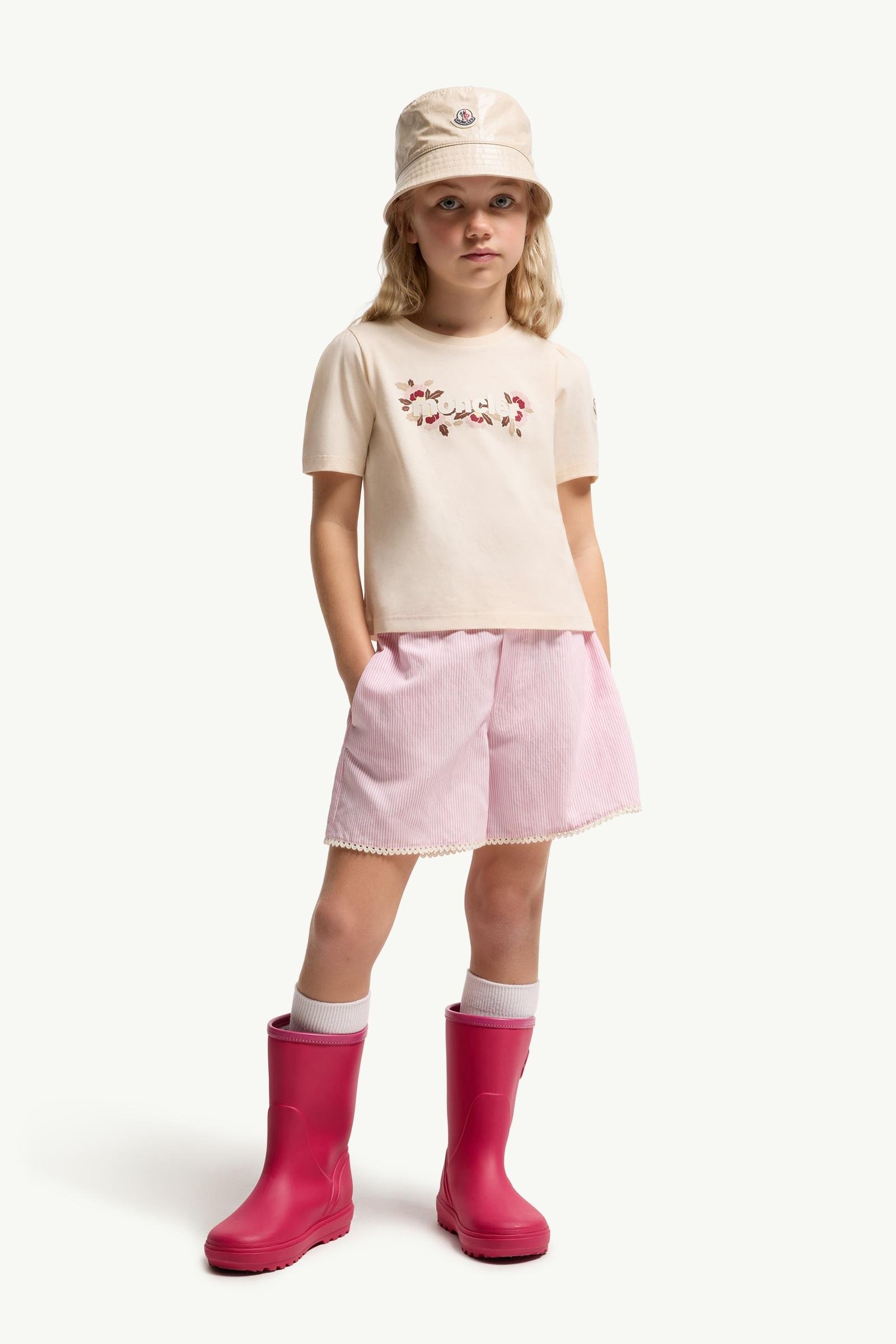Alternative view of Floral Logo Print Cotton Blend T-Shirt