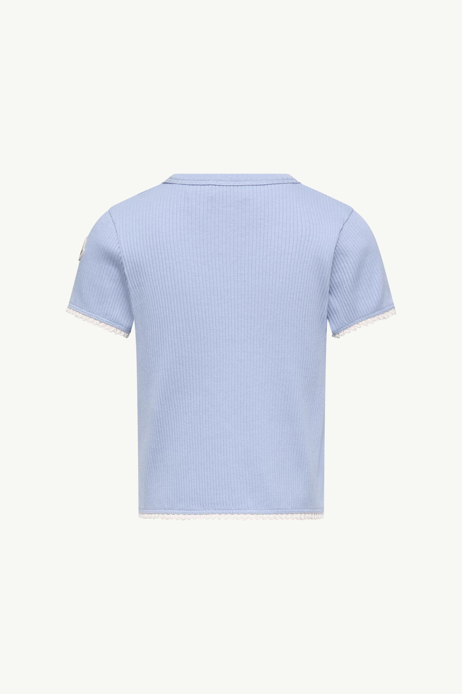 Ribbed Cotton T-Shirt - 图片 3