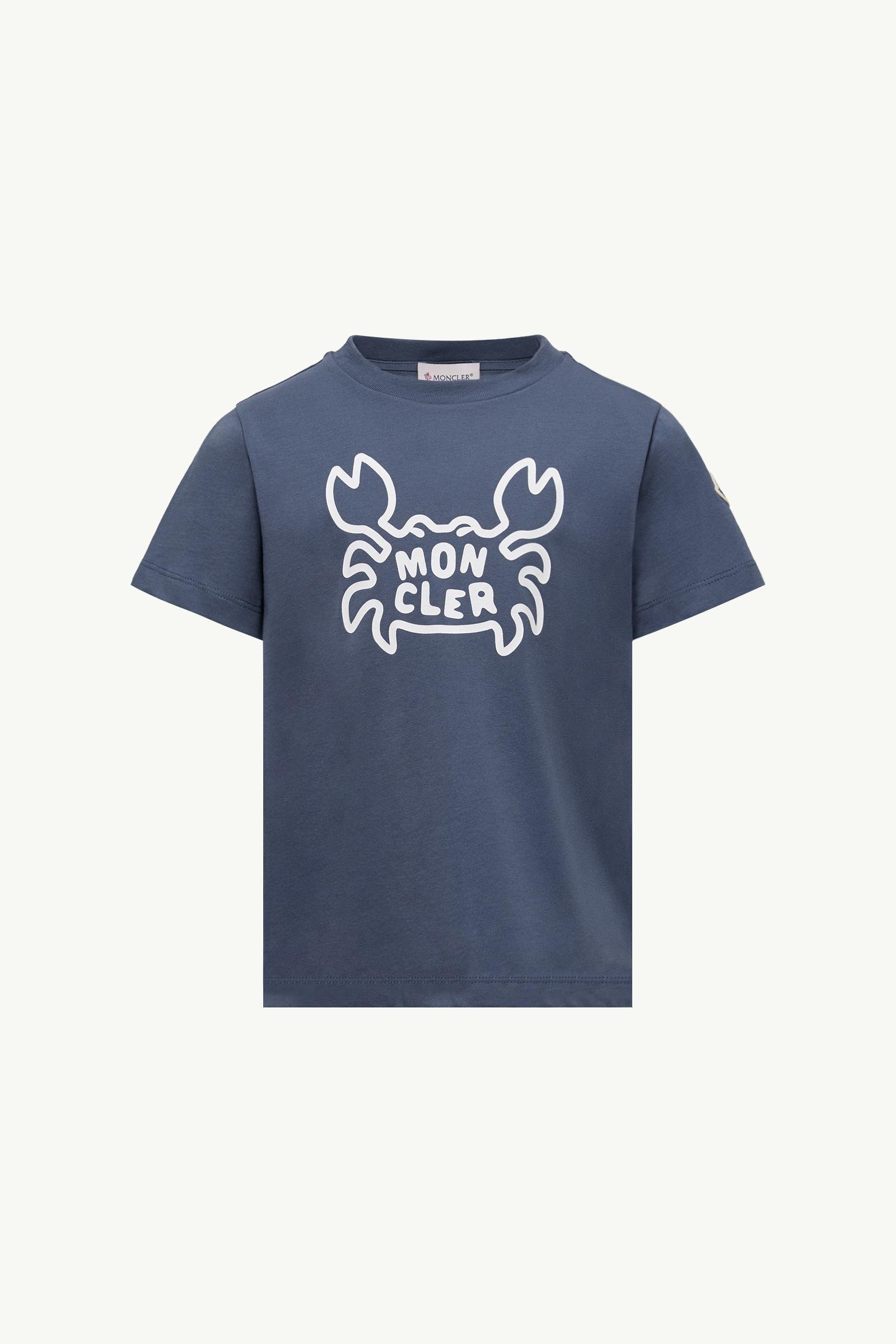 Diving Print Cotton T-Shirt