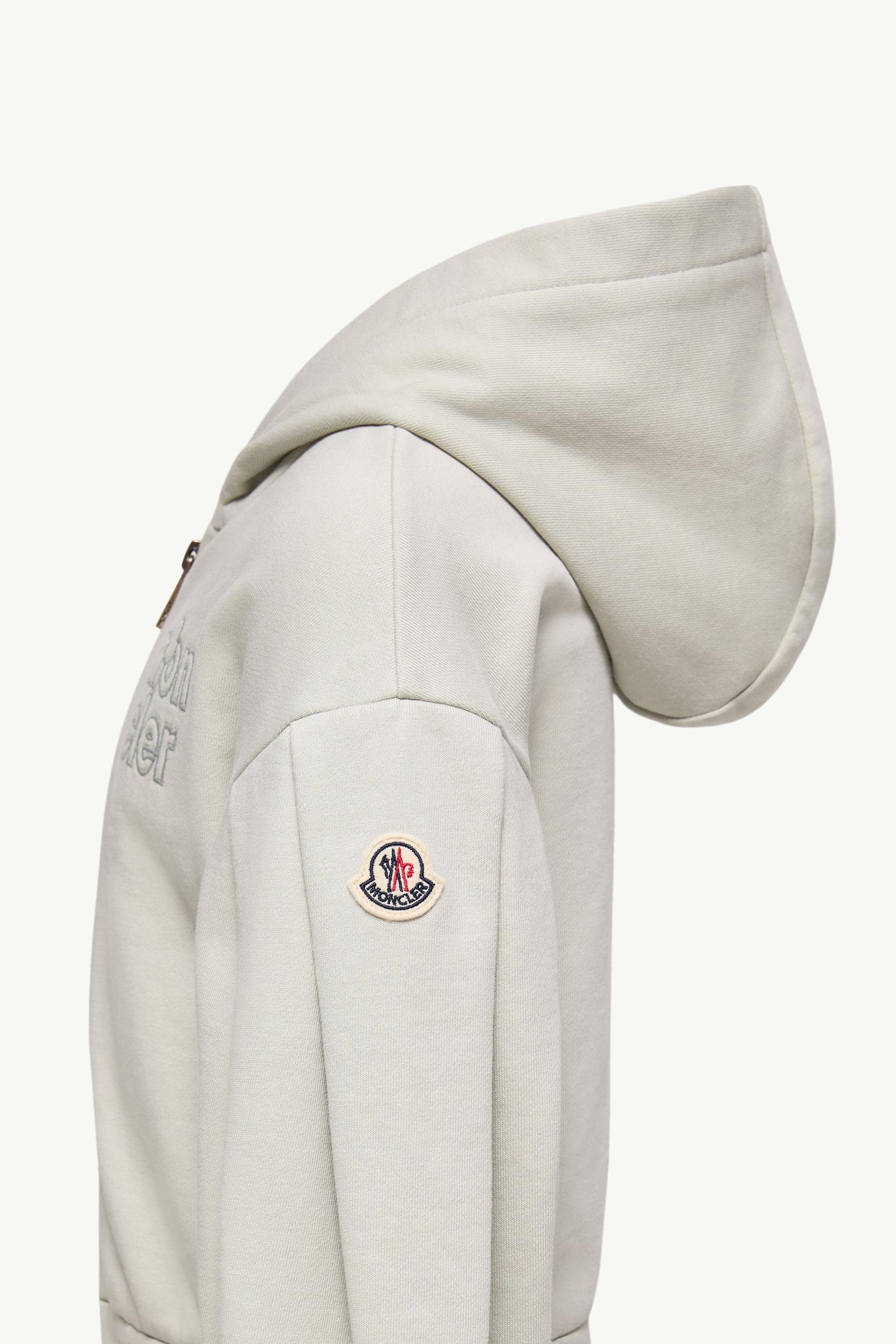 Alternative view of Embroidered Zip-Up Cotton Hoodie