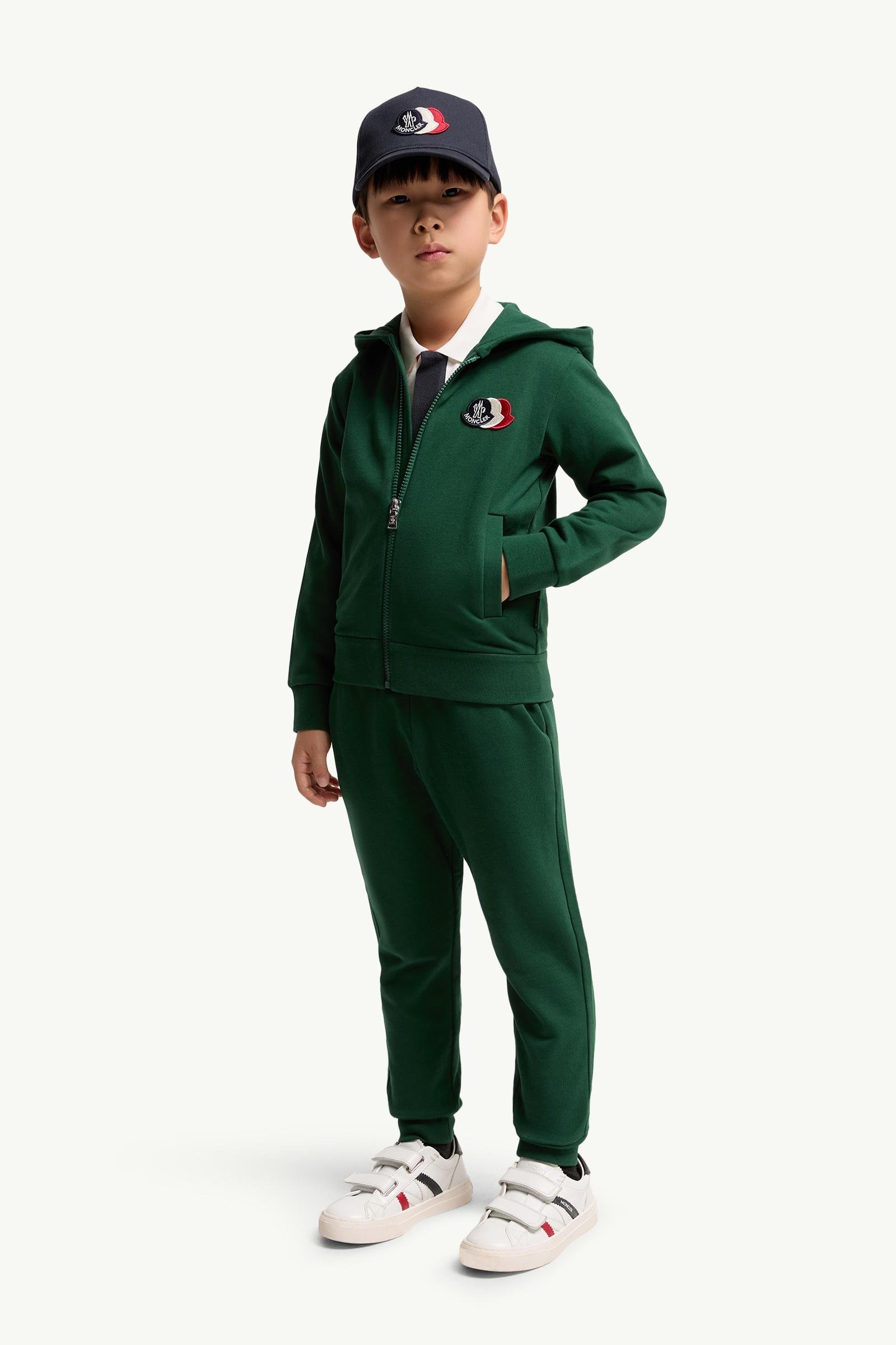 Alternative view of Triple Logo Cotton Fleece Sweatsuit