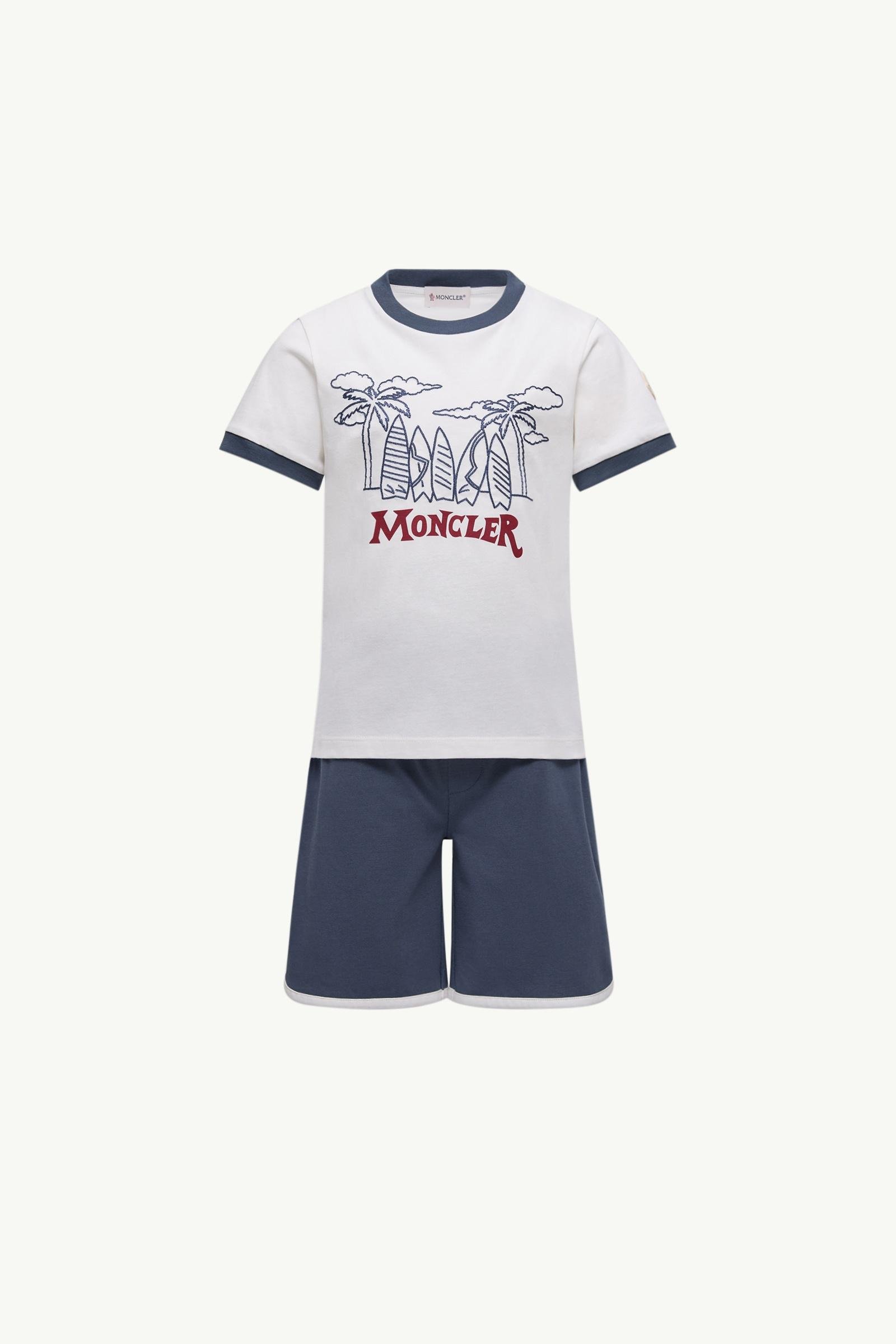 Cotton Jersey Top And Shorts Set