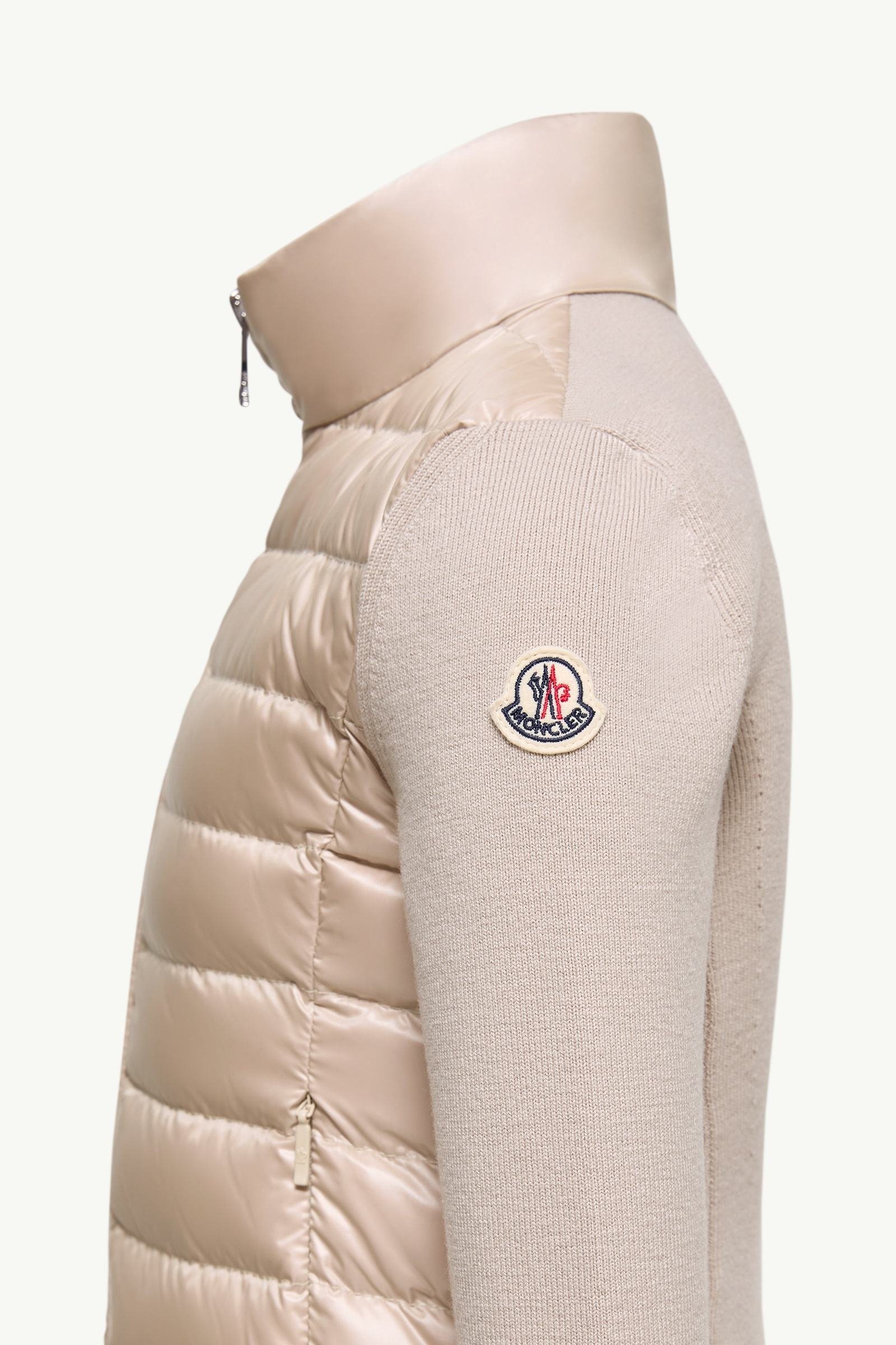 Padded Wool Zip-Up Cardigan - 图片 3