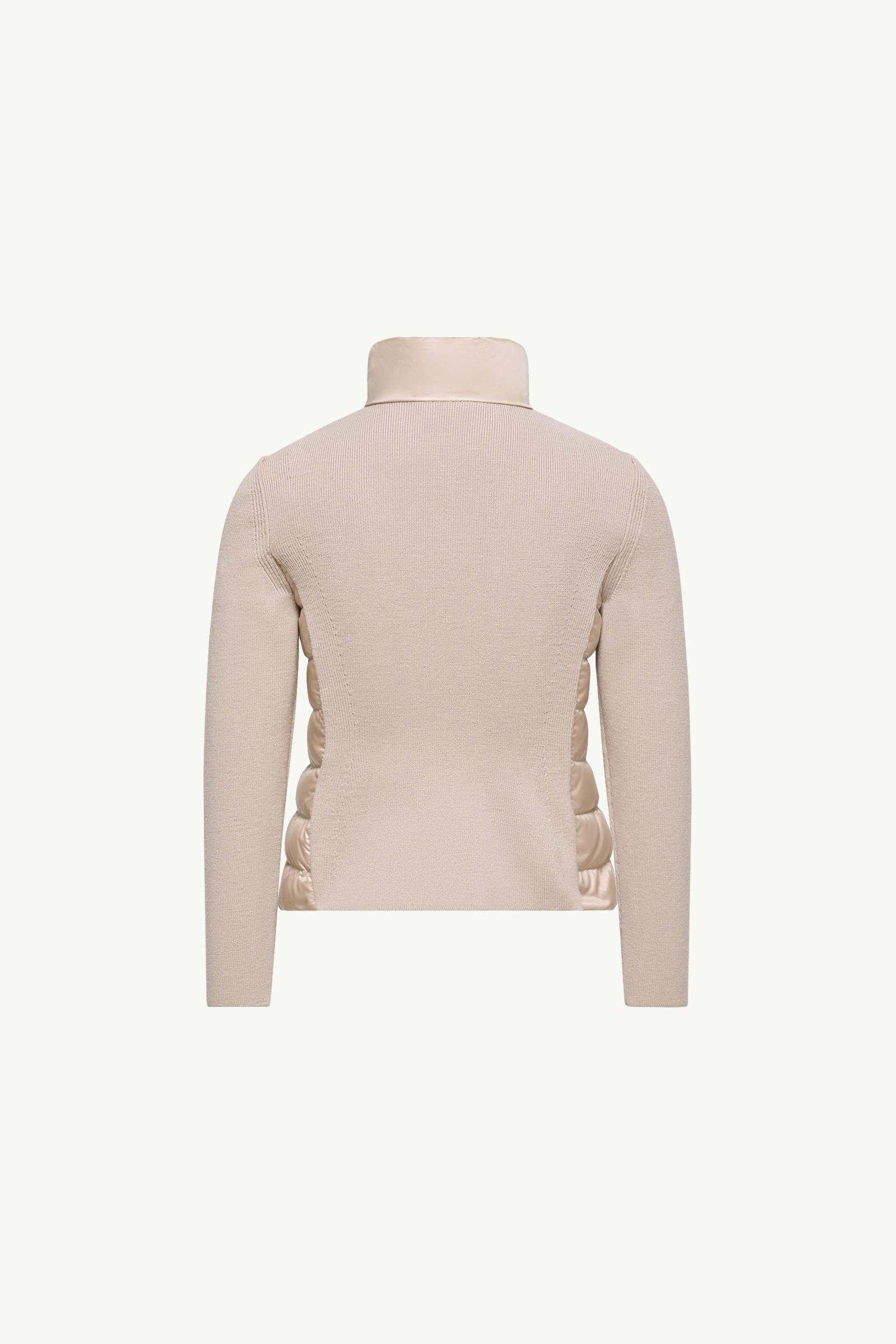 Padded Wool Zip-Up Cardigan - 图片 4