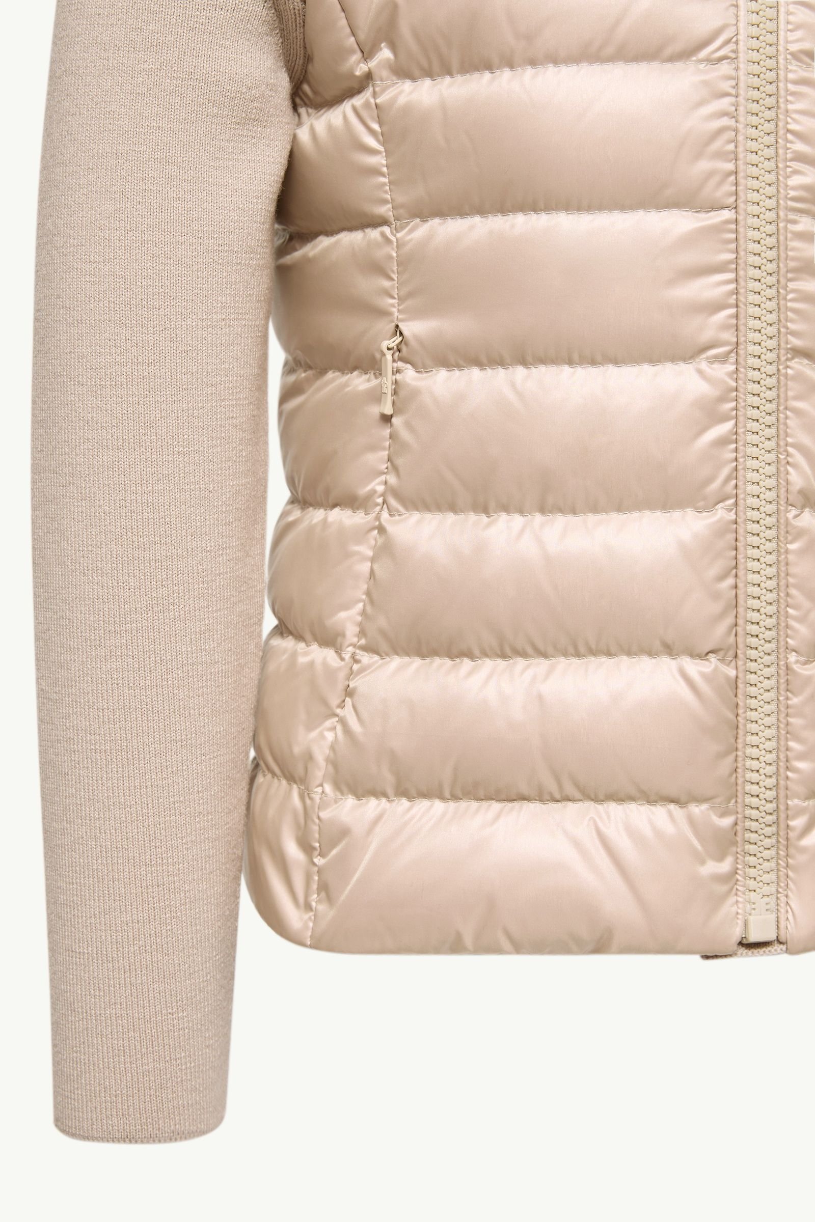Padded Wool Zip-Up Cardigan - 图片 5