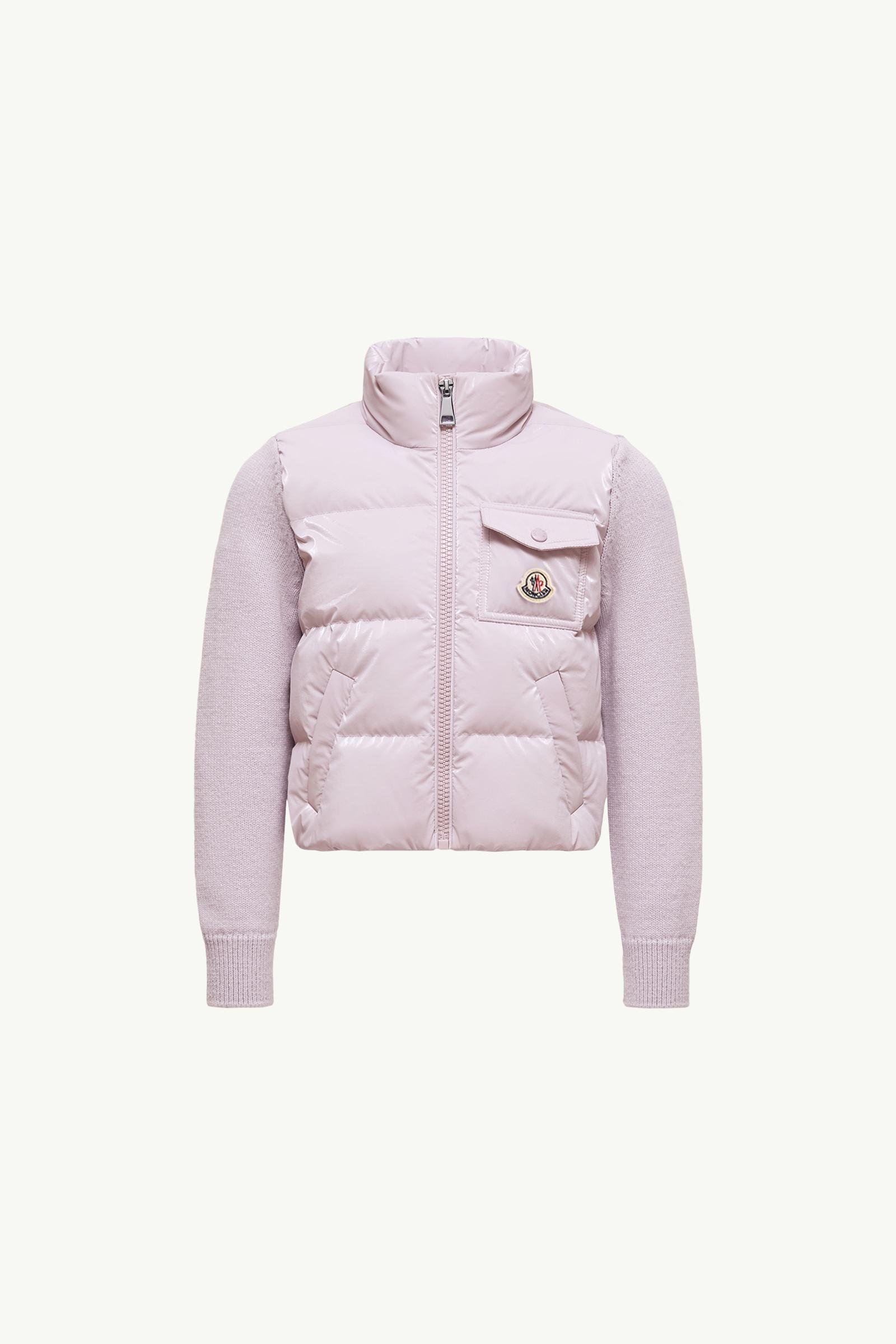 Wool Padded Zip-Up Cardigan