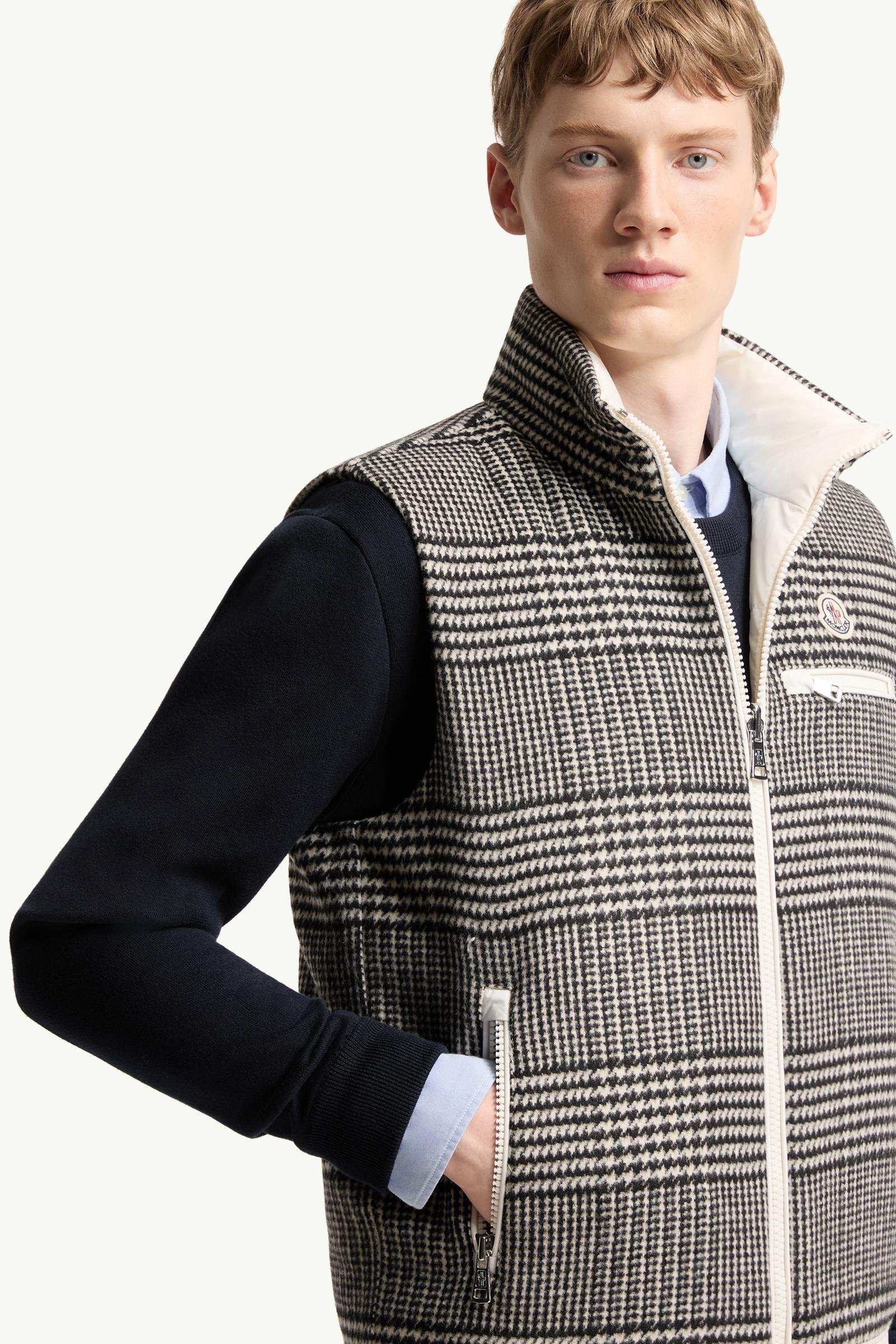 Gienah Reversible Wool Blend Down Gilet - 图片 7