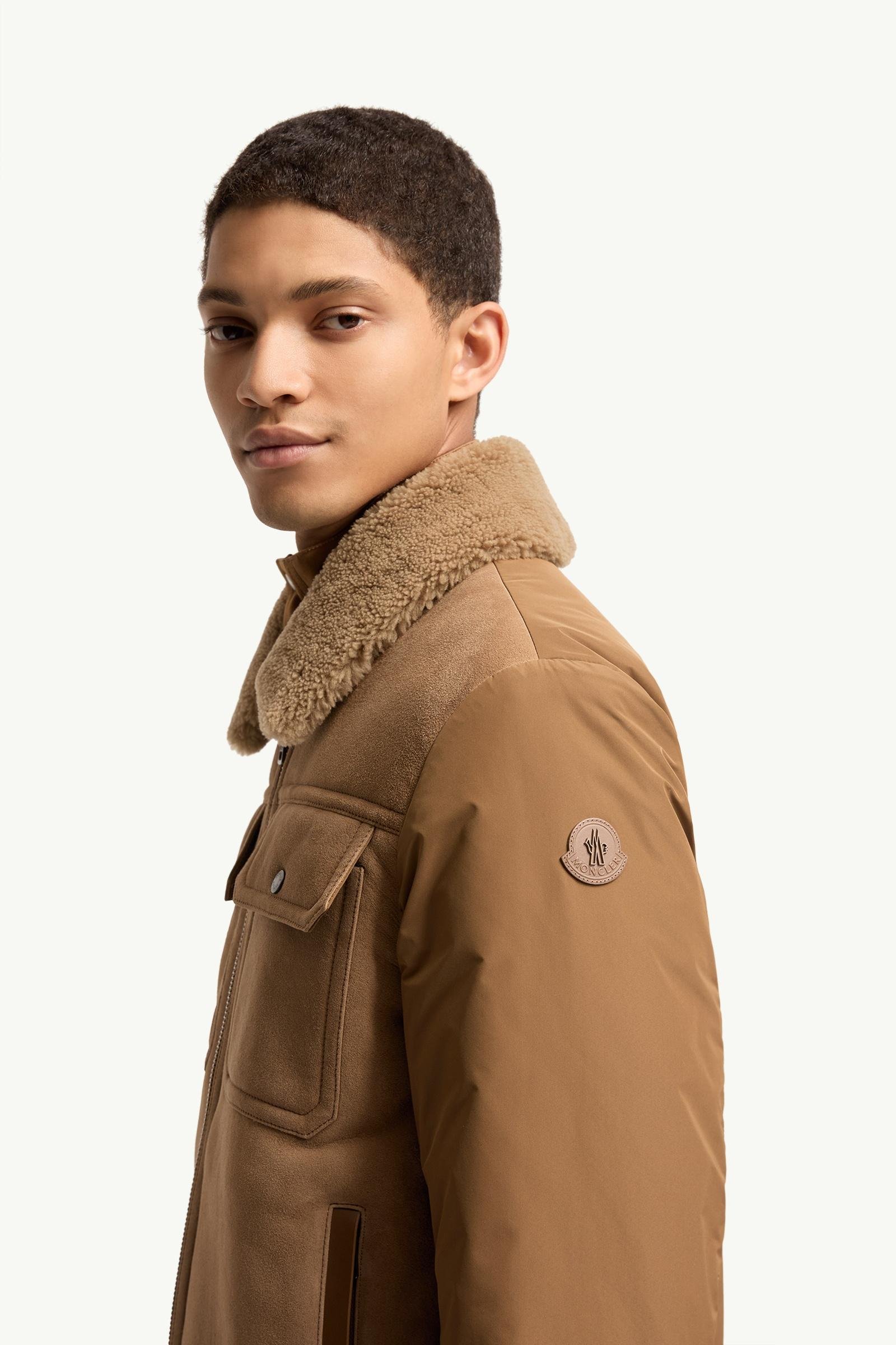 Alternative view of Zerique Shearling & Suede Short Down Jacket