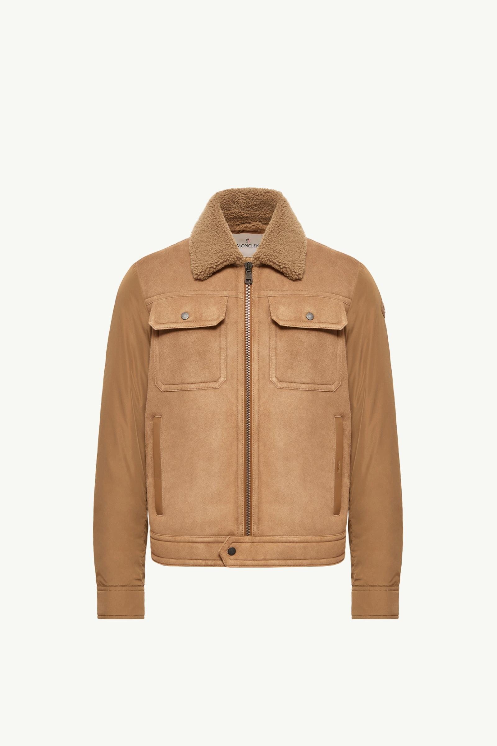 Zerique Shearling & Suede Short Down Jacket - 图片 3