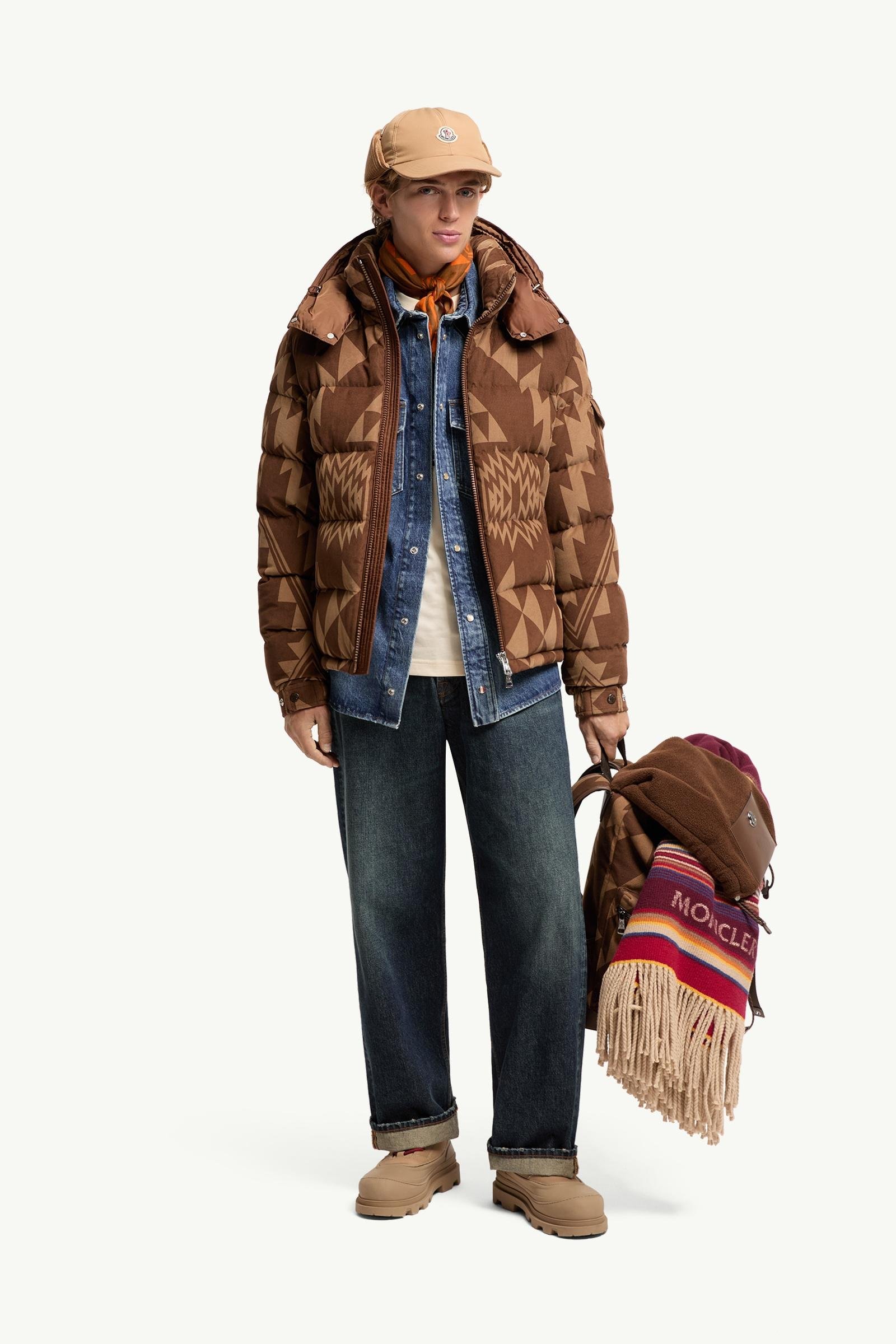 Boislune Hooded Corduroy Short Down Jacket