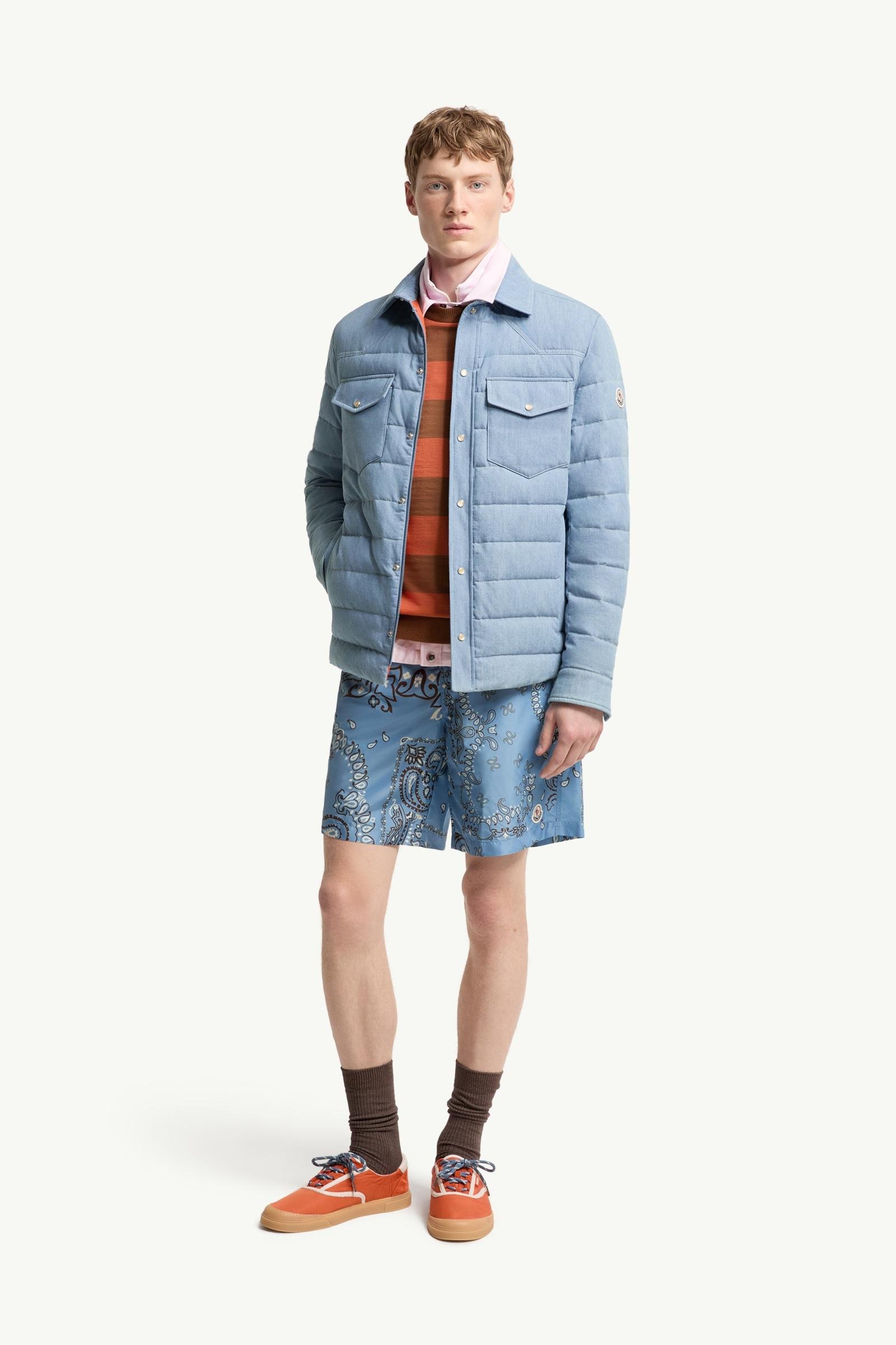 Tiriol Denim Down Shirt Jacket