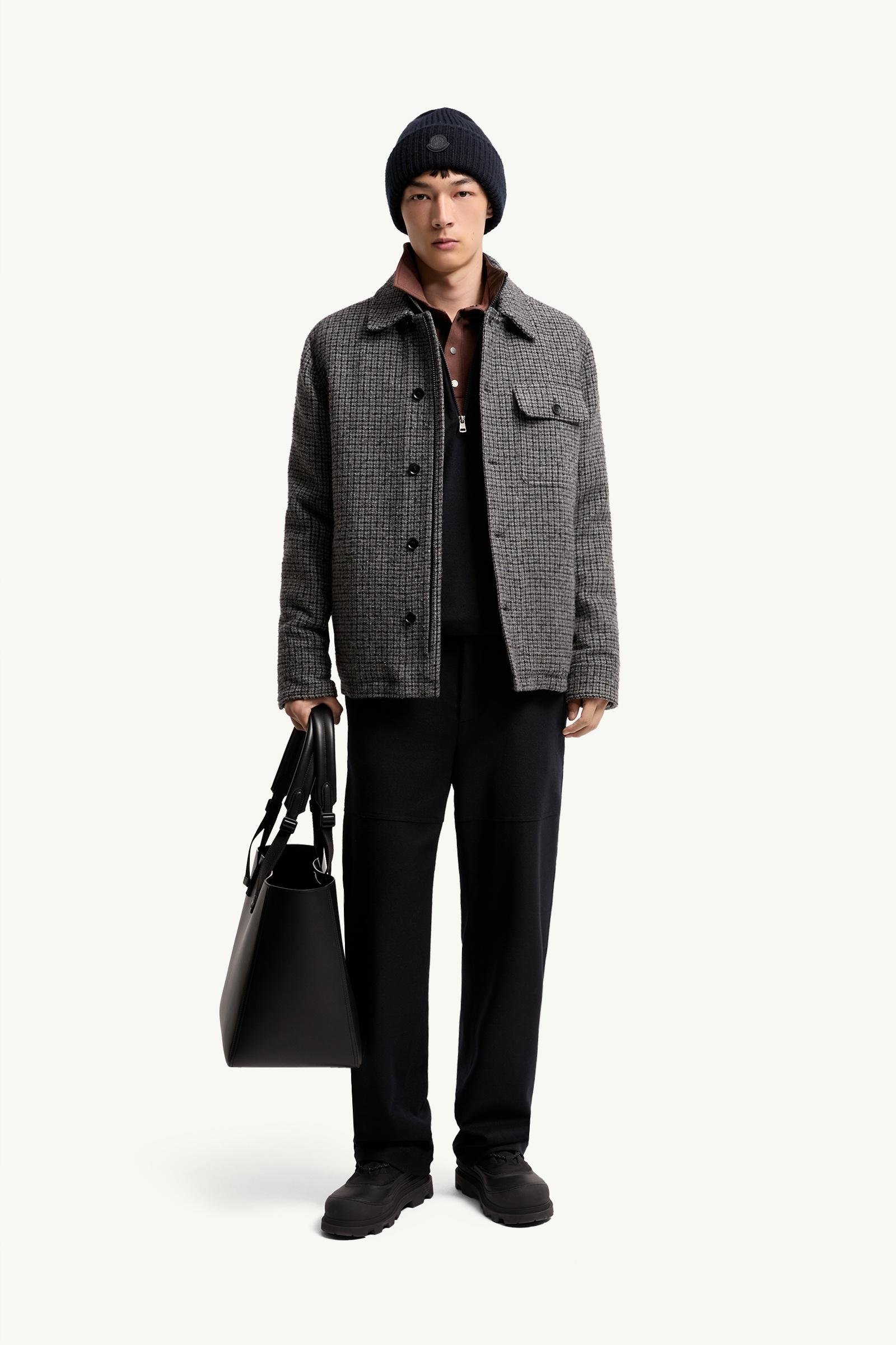 Norfol Wool Blend Down Shirt Jacket