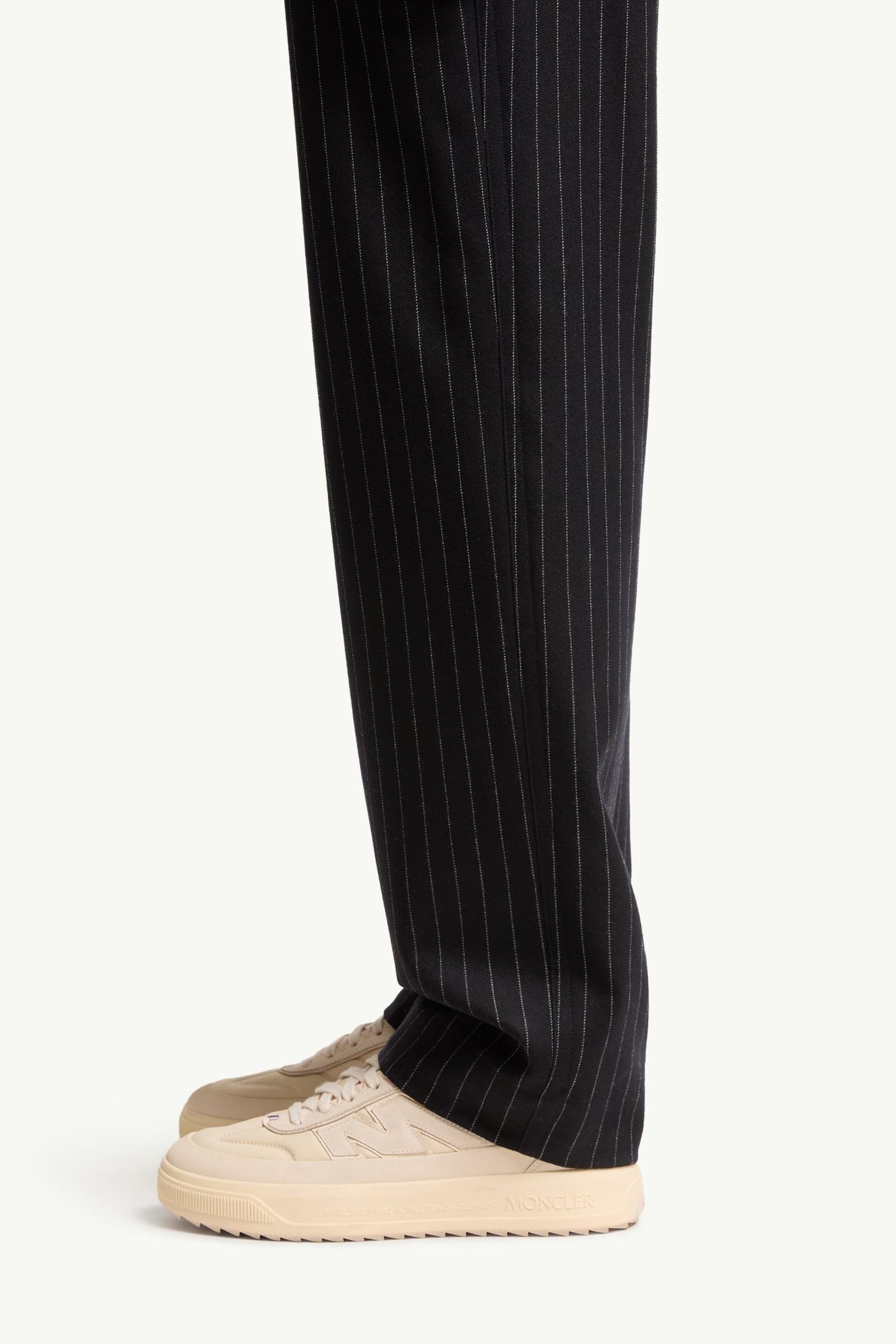 Tailored Pinstripe Trousers - 图片 2