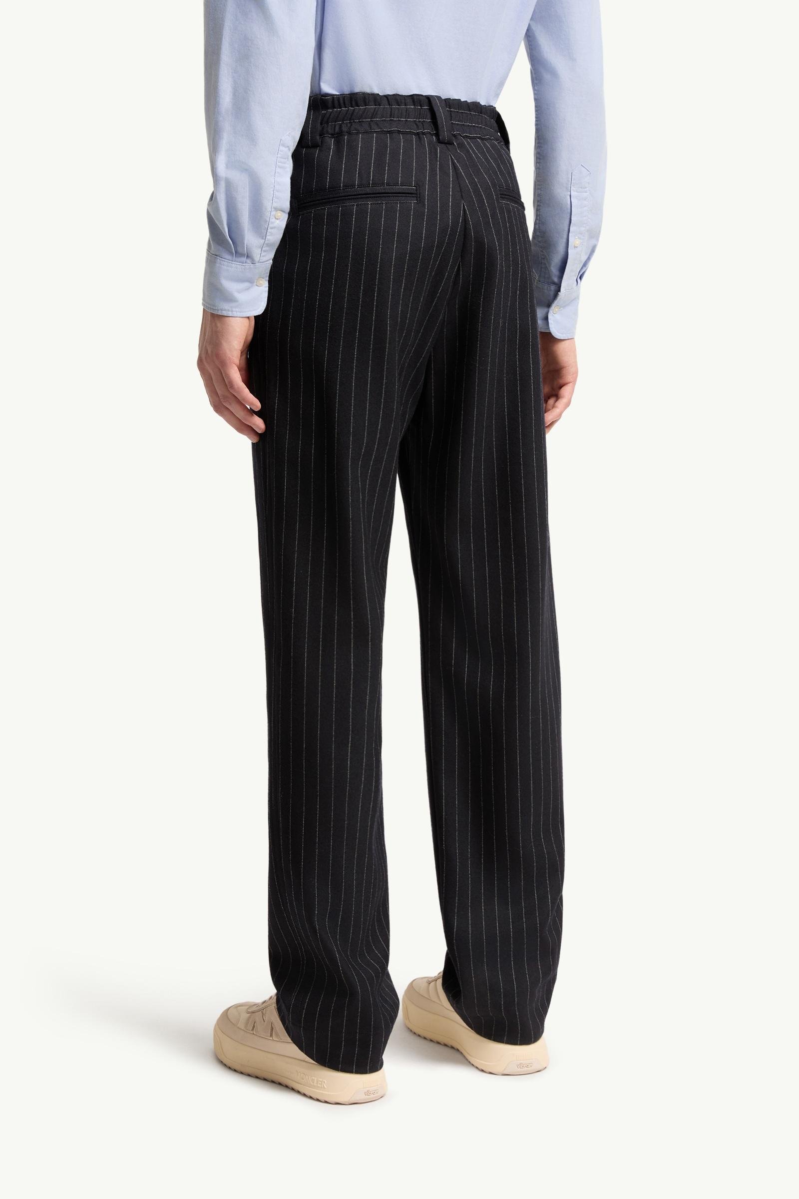 Tailored Pinstripe Trousers - 图片 5