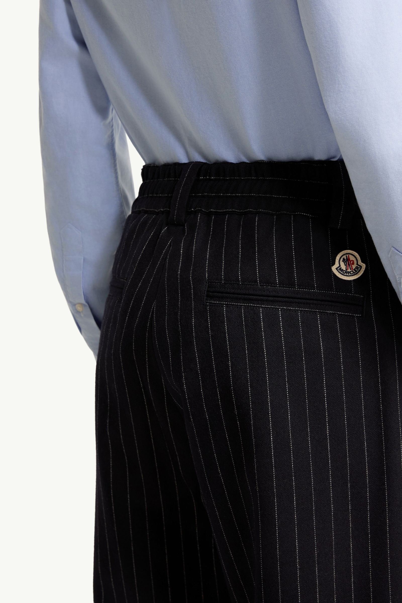 Tailored Pinstripe Trousers - 图片 6