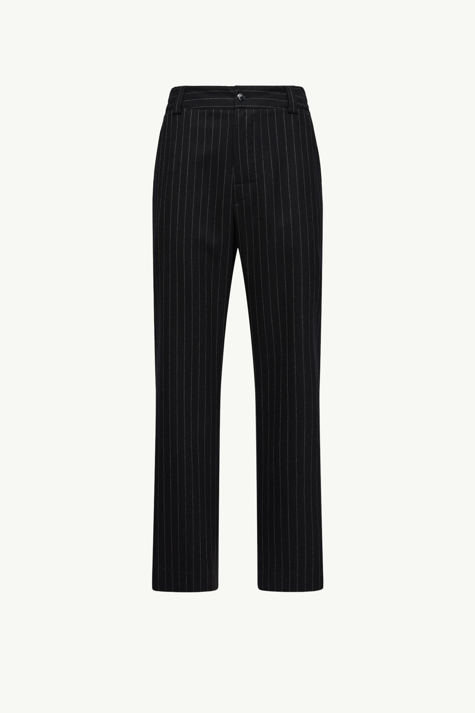 Tailored Pinstripe Trousers - 图片 3