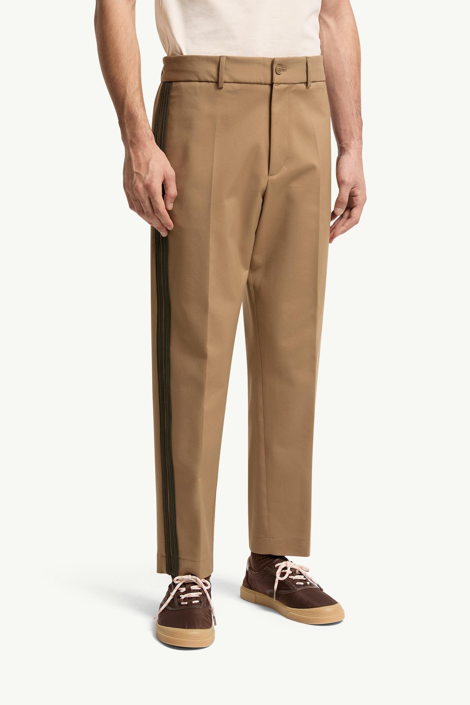Tailored Cotton Blend Trousers - 图片 4