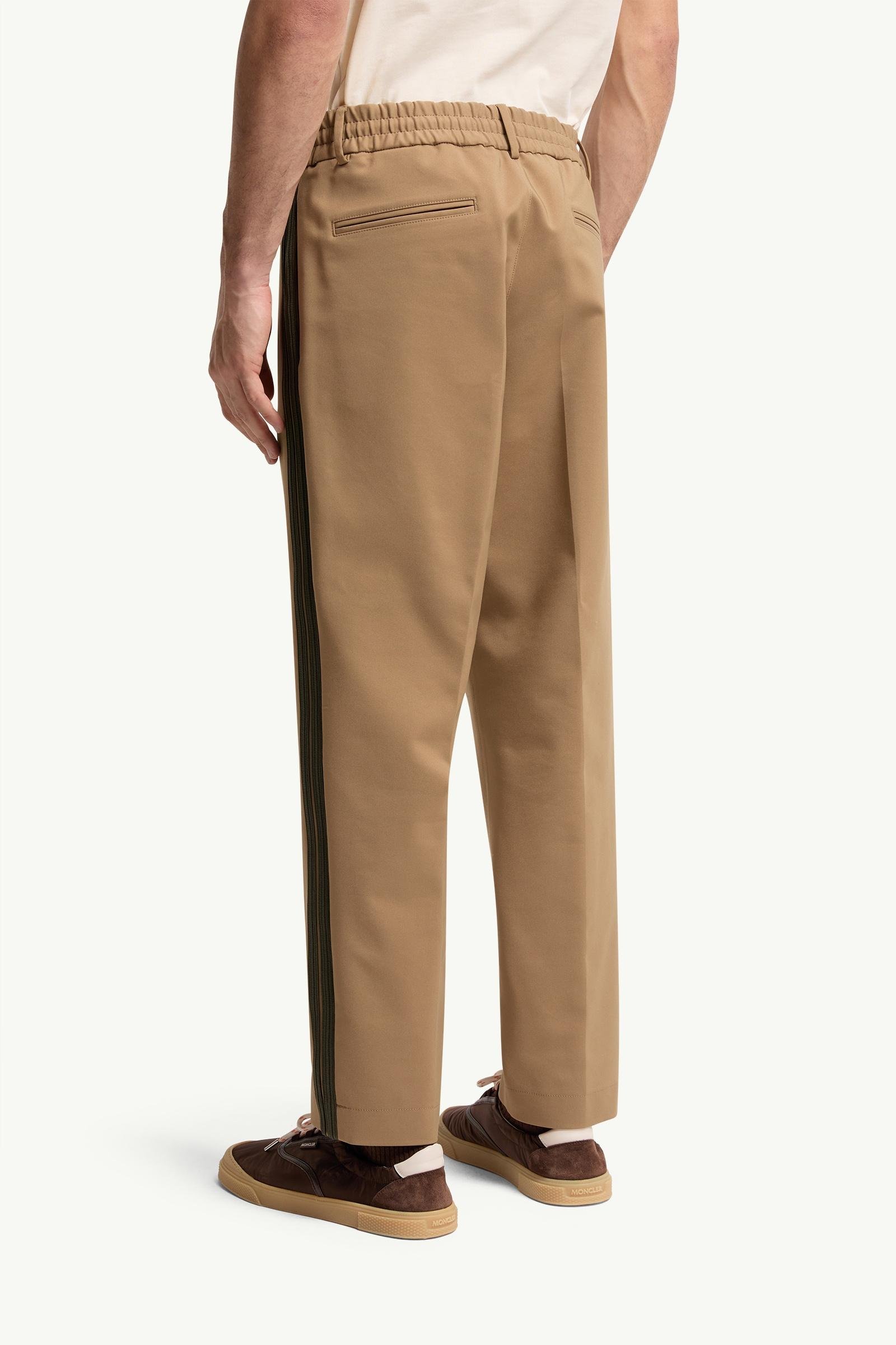 Tailored Cotton Blend Trousers - 图片 5