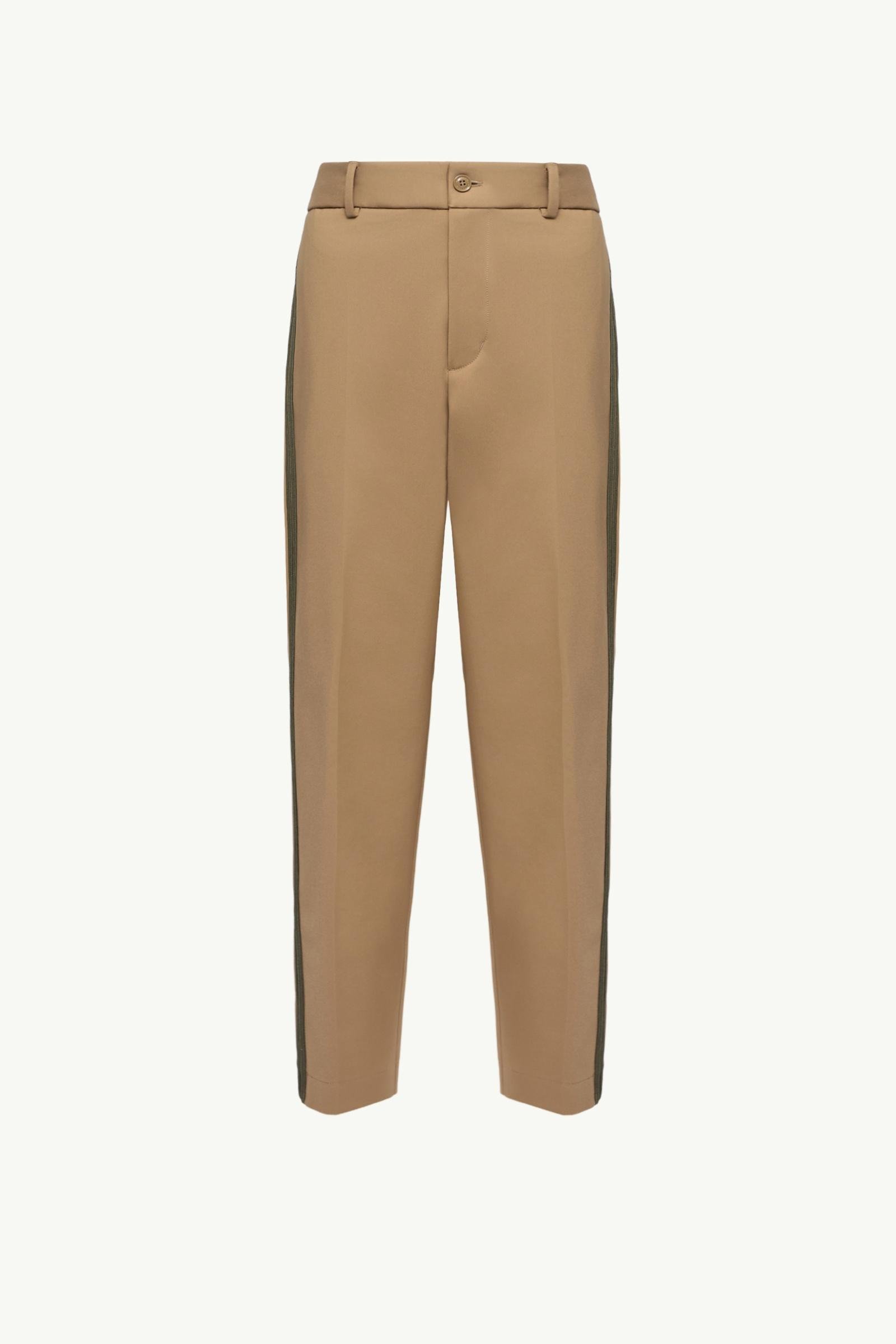 Tailored Cotton Blend Trousers - 图片 3
