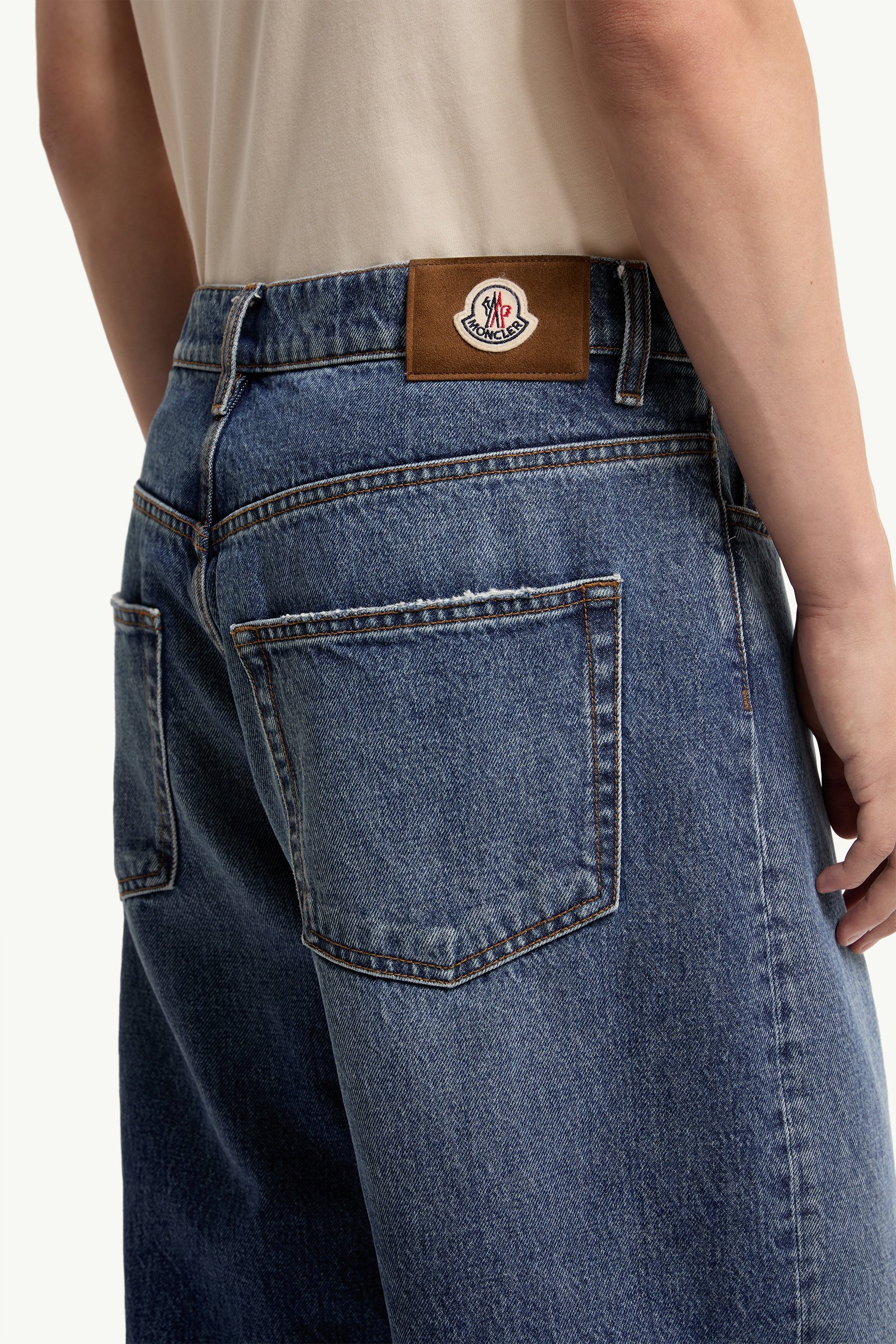 Straight Leg Denim Jeans - 图片 6