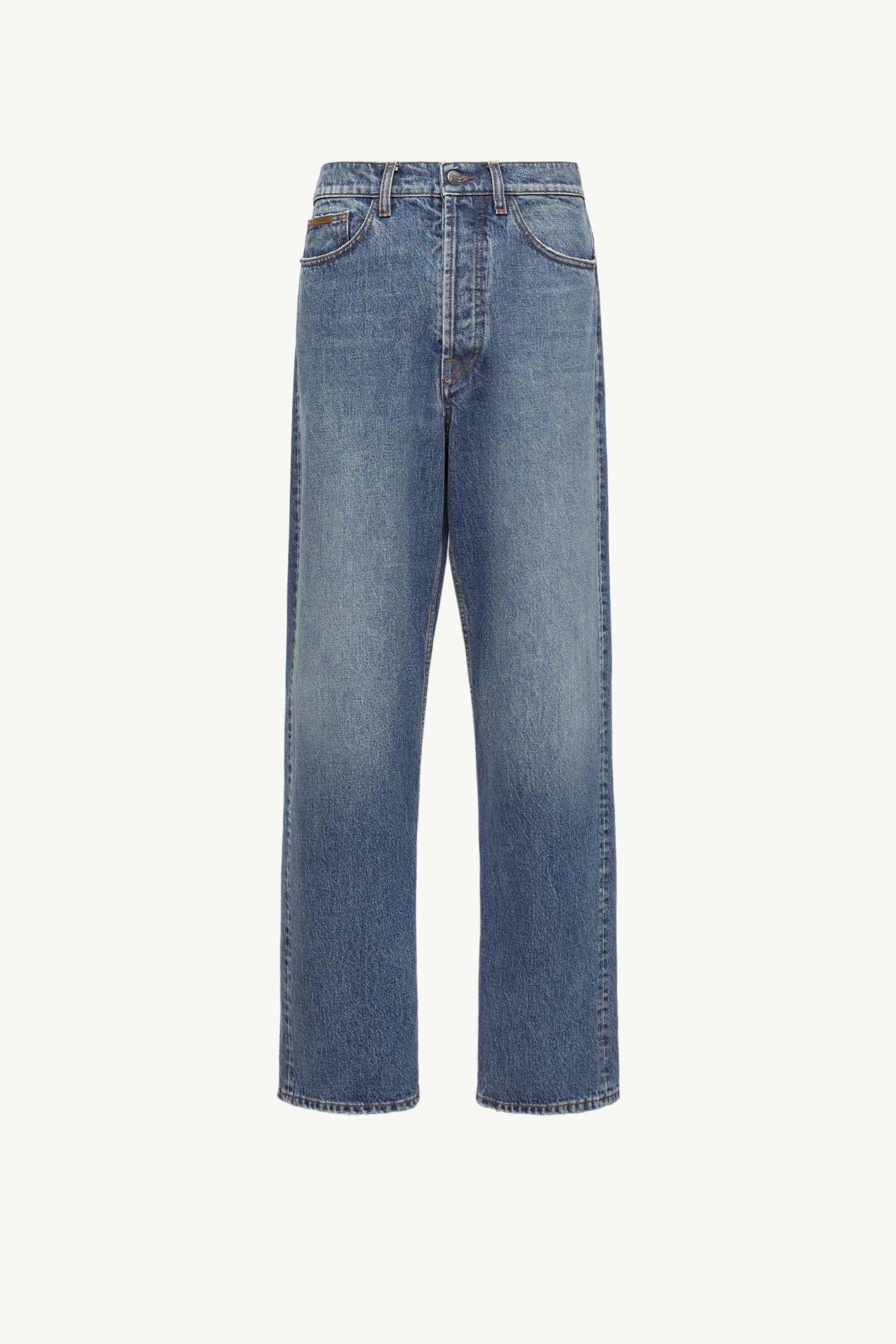 Straight Leg Denim Jeans - 图片 3