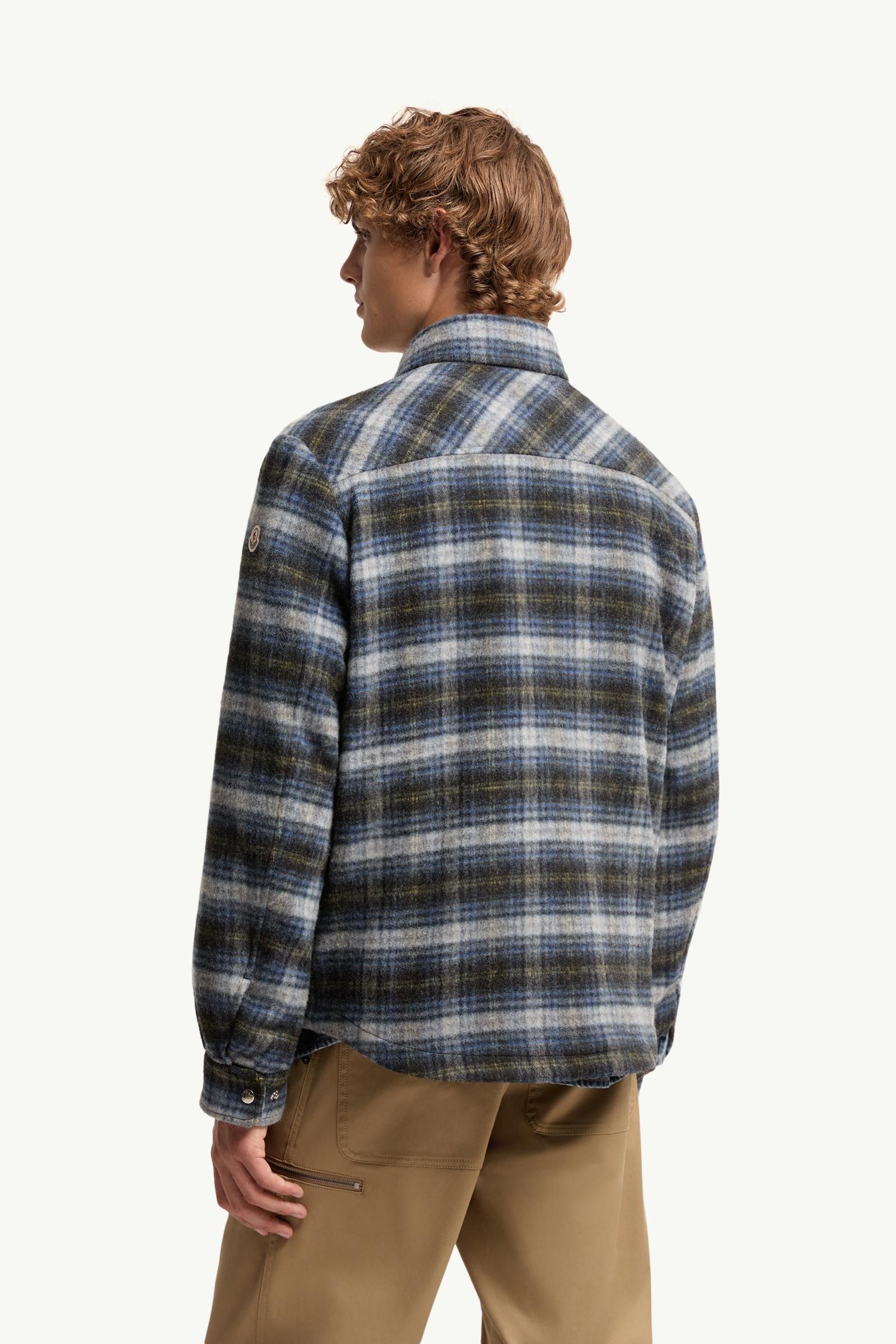 Check Wool Shirt Jacket - 图片 5