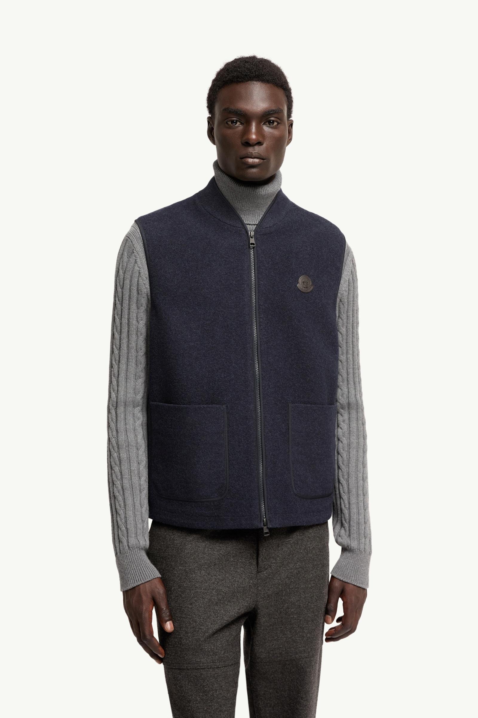 Wool Zip-Up Gilet - 图片 4