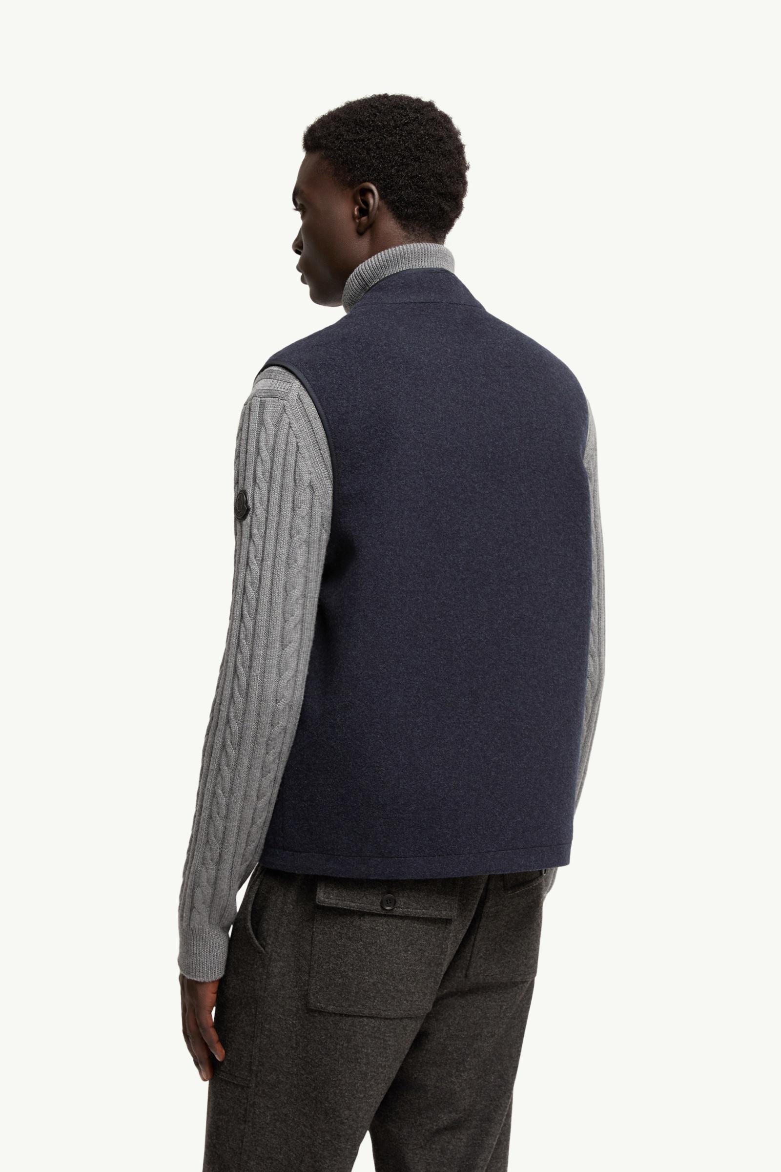 Wool Zip-Up Gilet - 图片 5