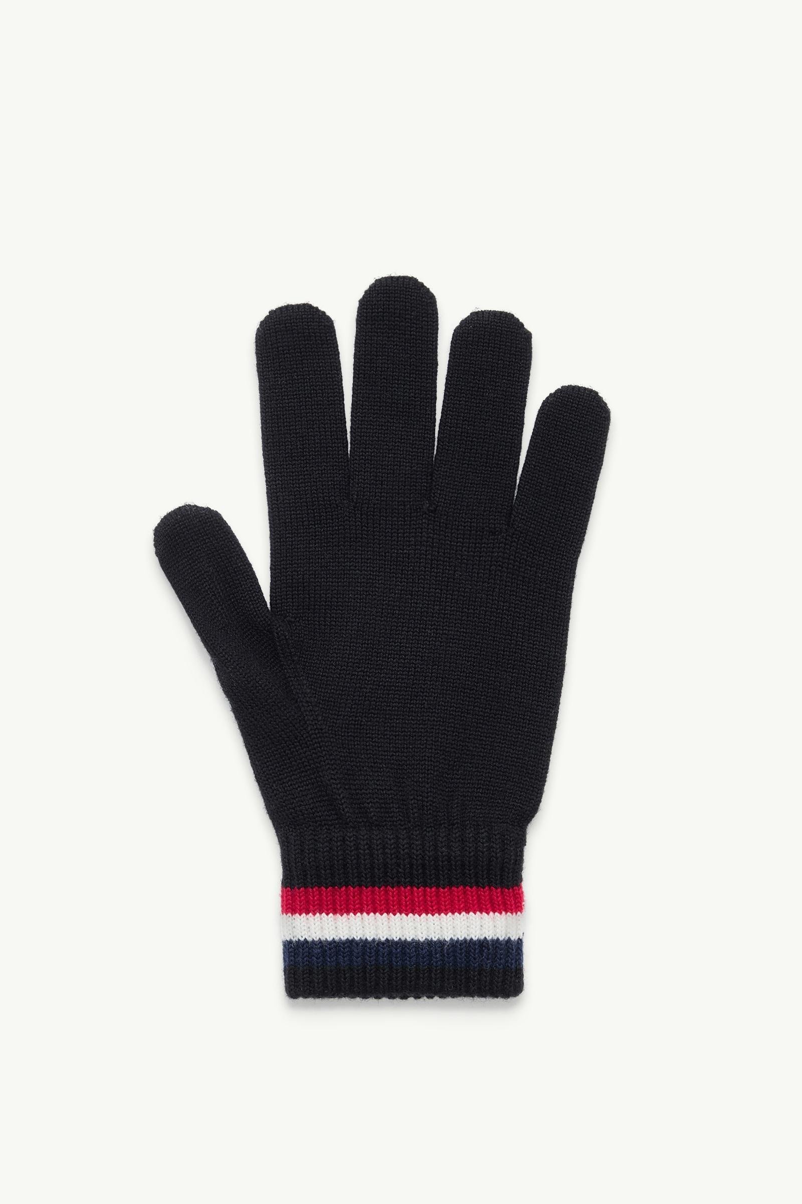 Tricolor Wool Gloves - 图片 3