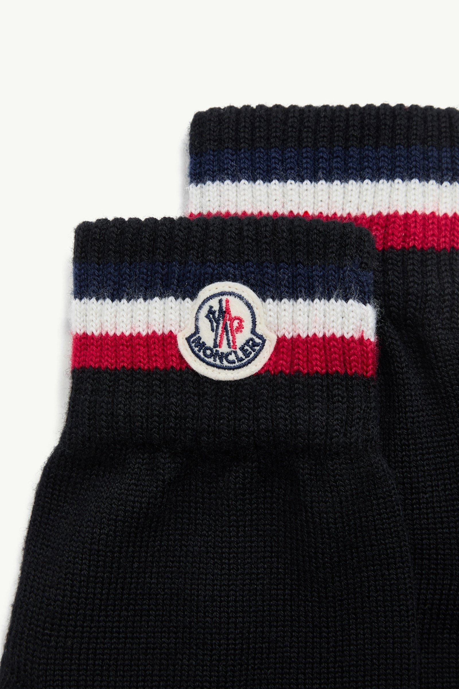 Tricolor Wool Gloves - 图片 4