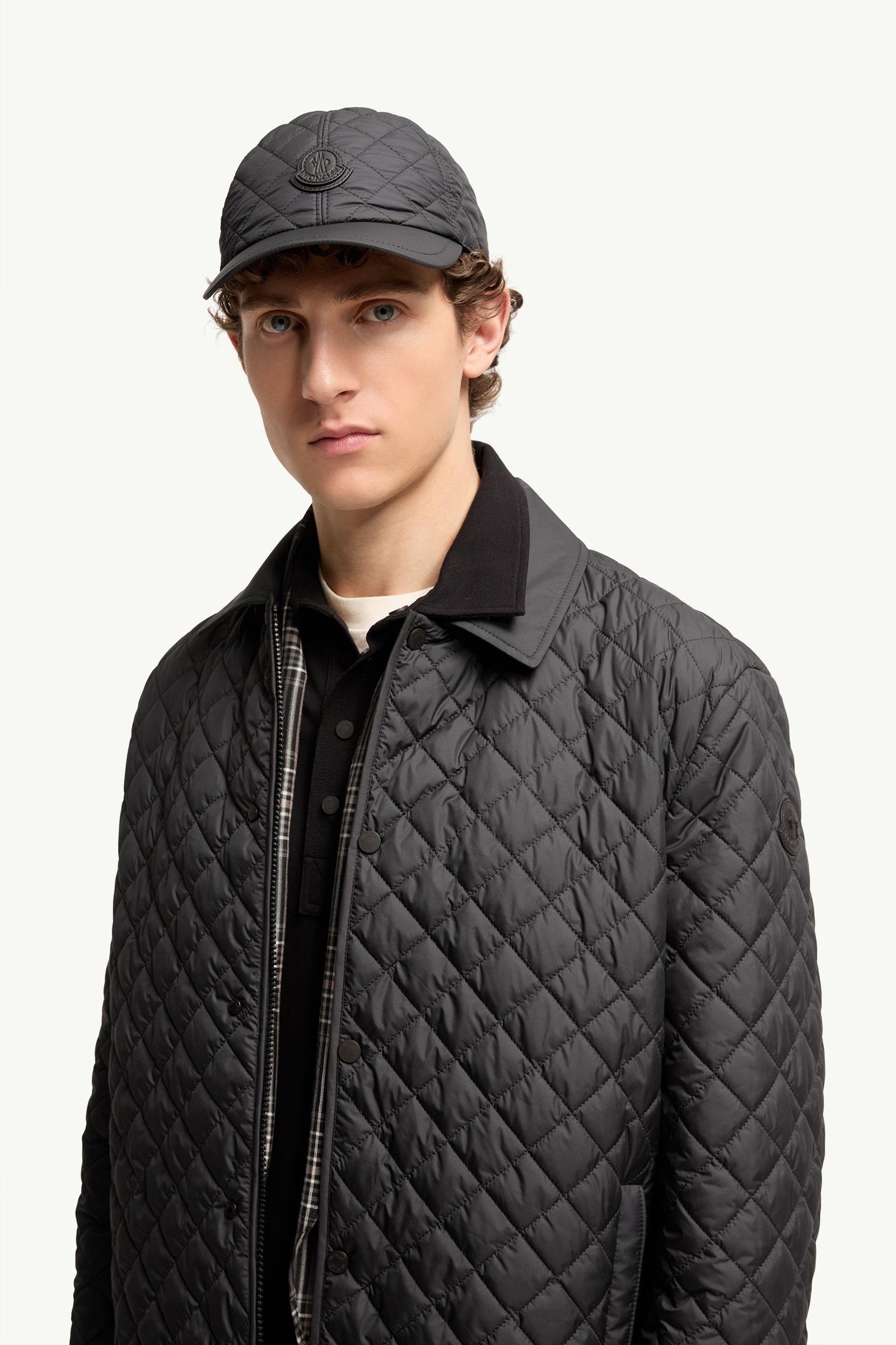 Alternative view of Diamond-Quilted Baseball Cap