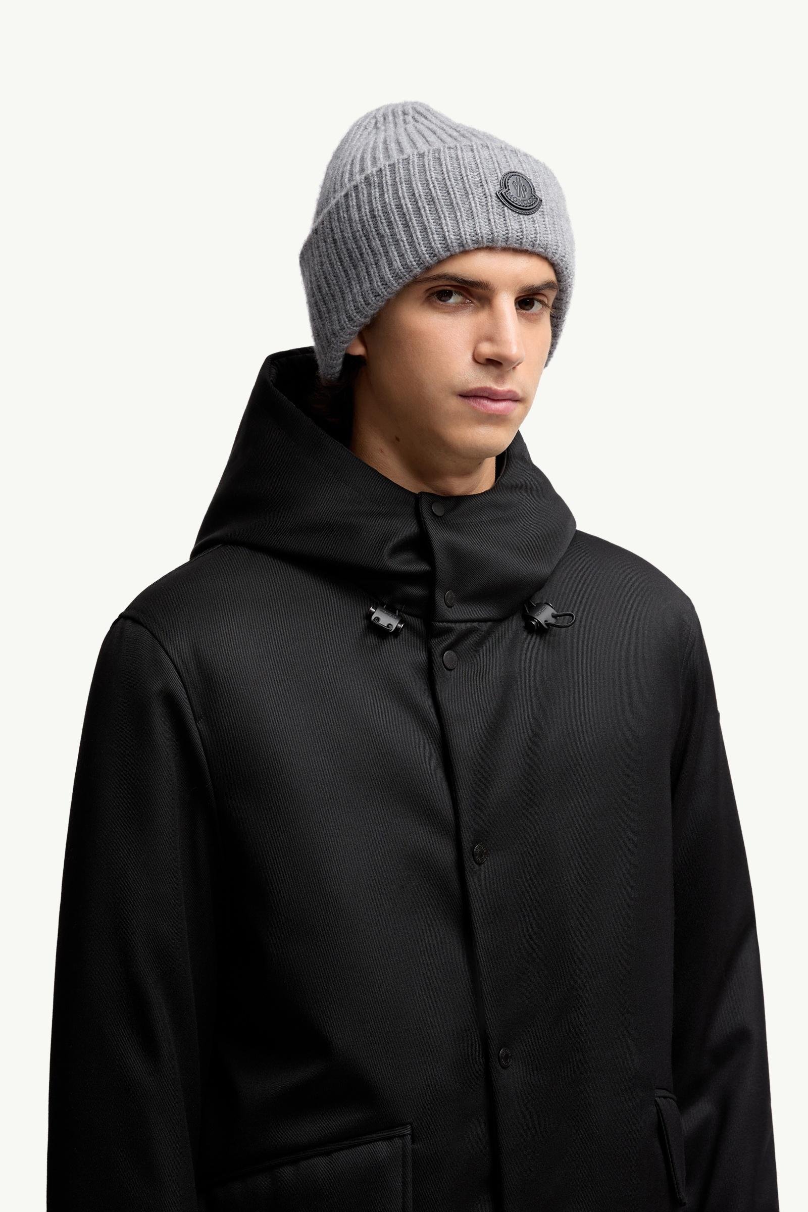 Alternative view of Leather Logo Cashmere Beanie