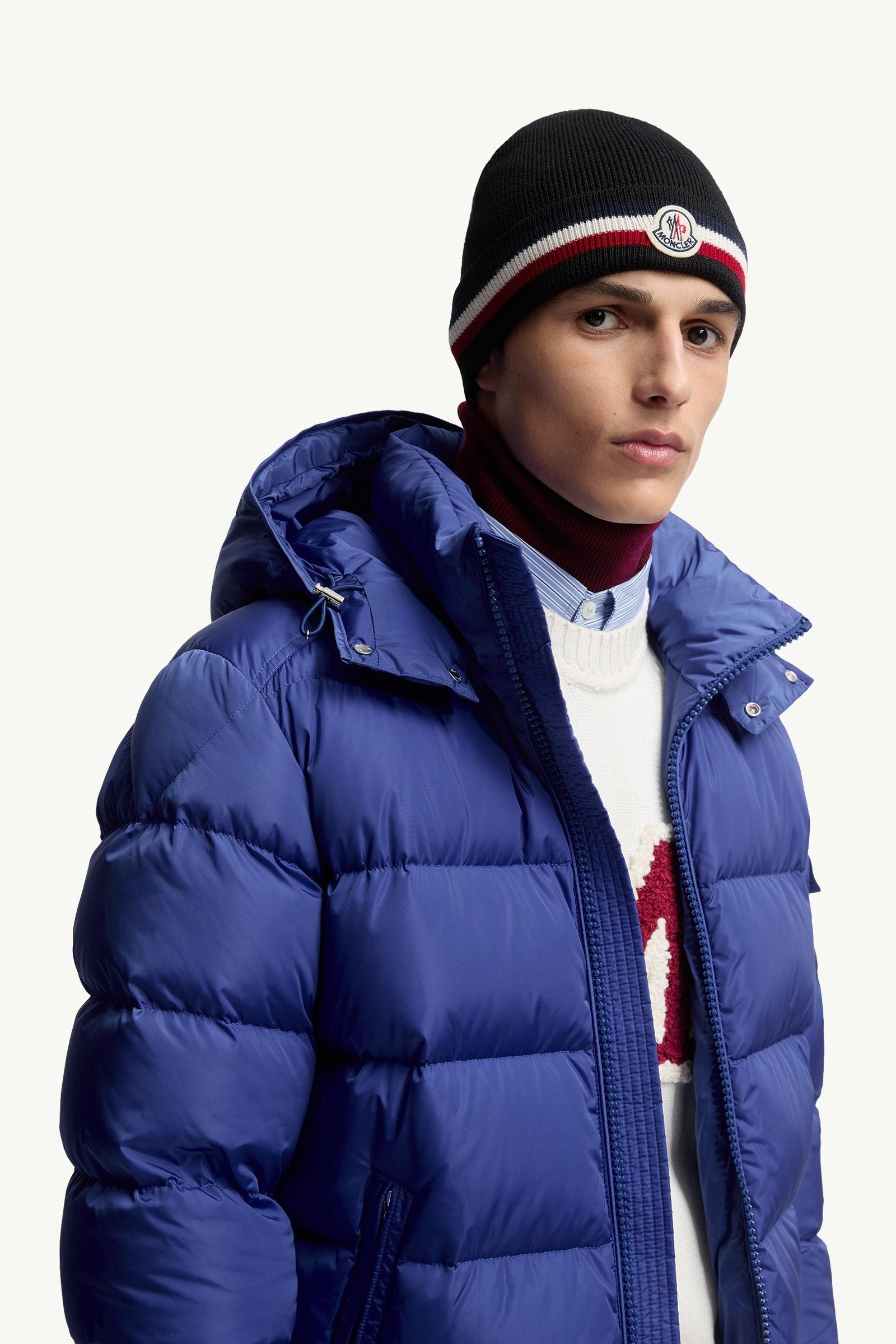 Alternative view of Tricolor Wool Beanie