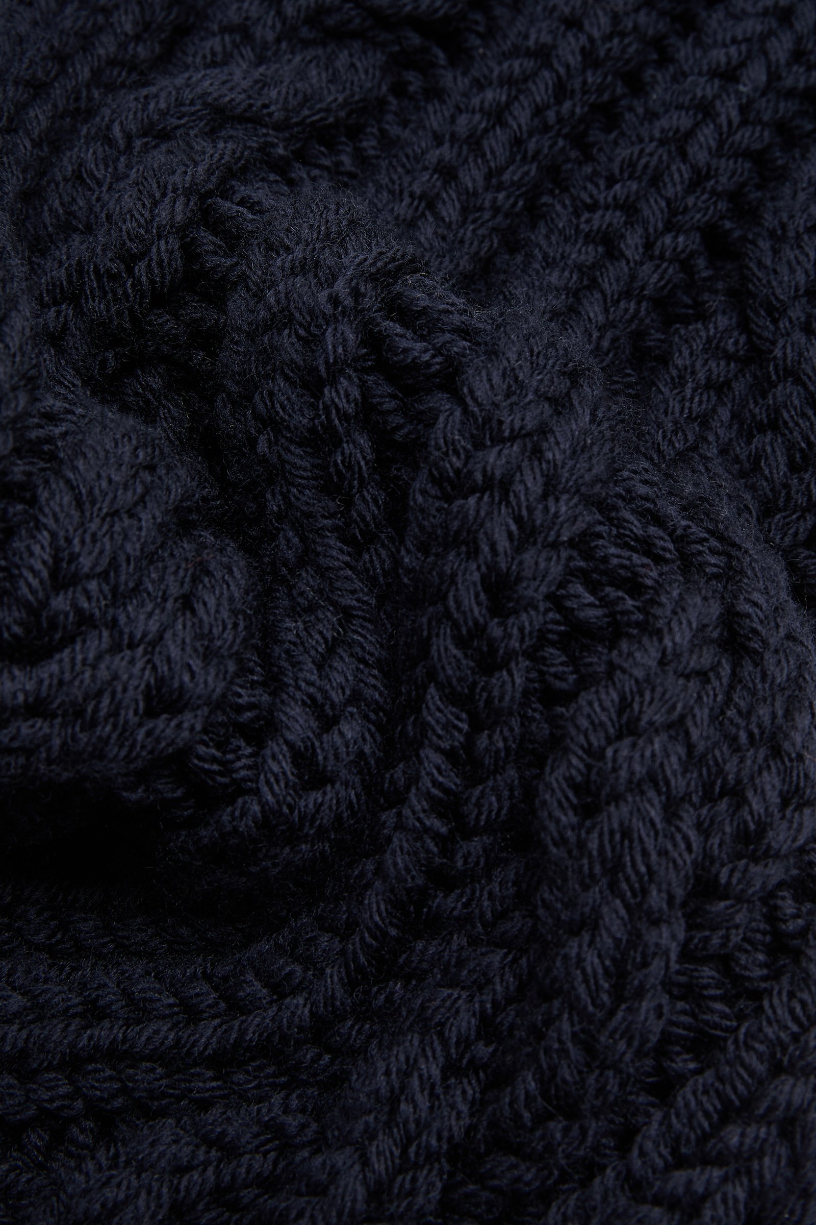 Leather Logo Wool Scarf - 图片 4