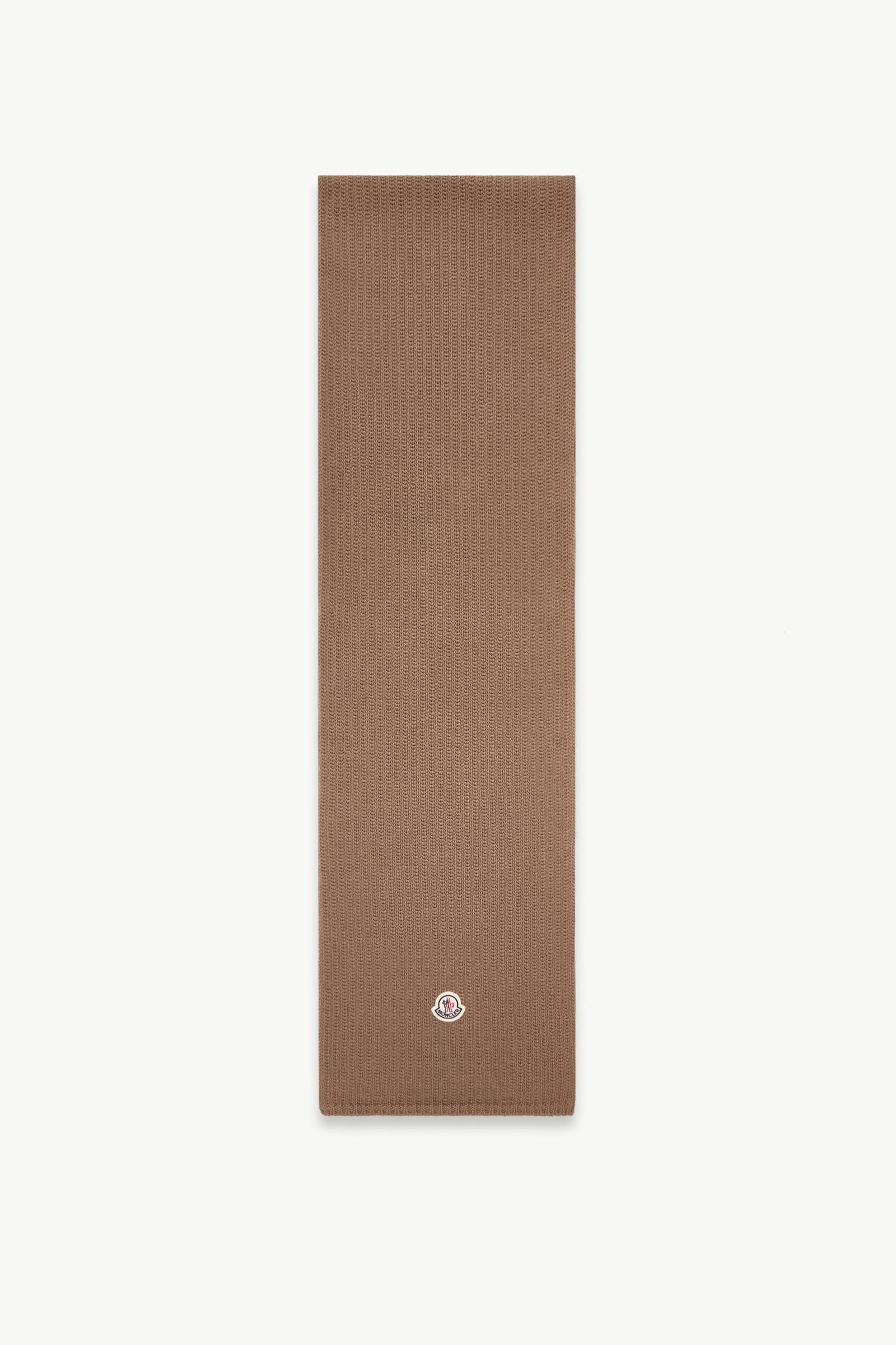 Wool Blend Logo Scarf