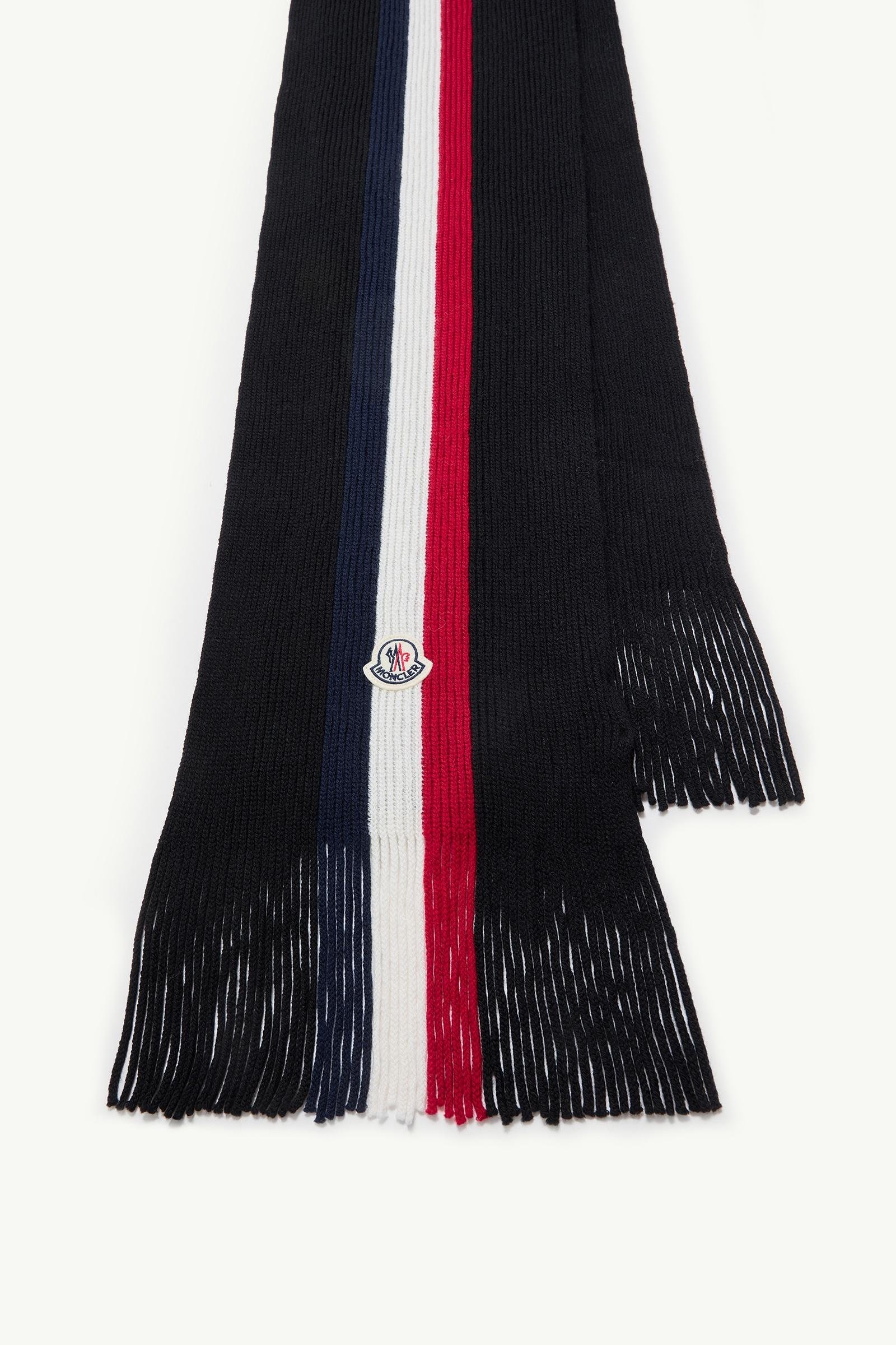 Tricolour Wool Scarf - 图片 3