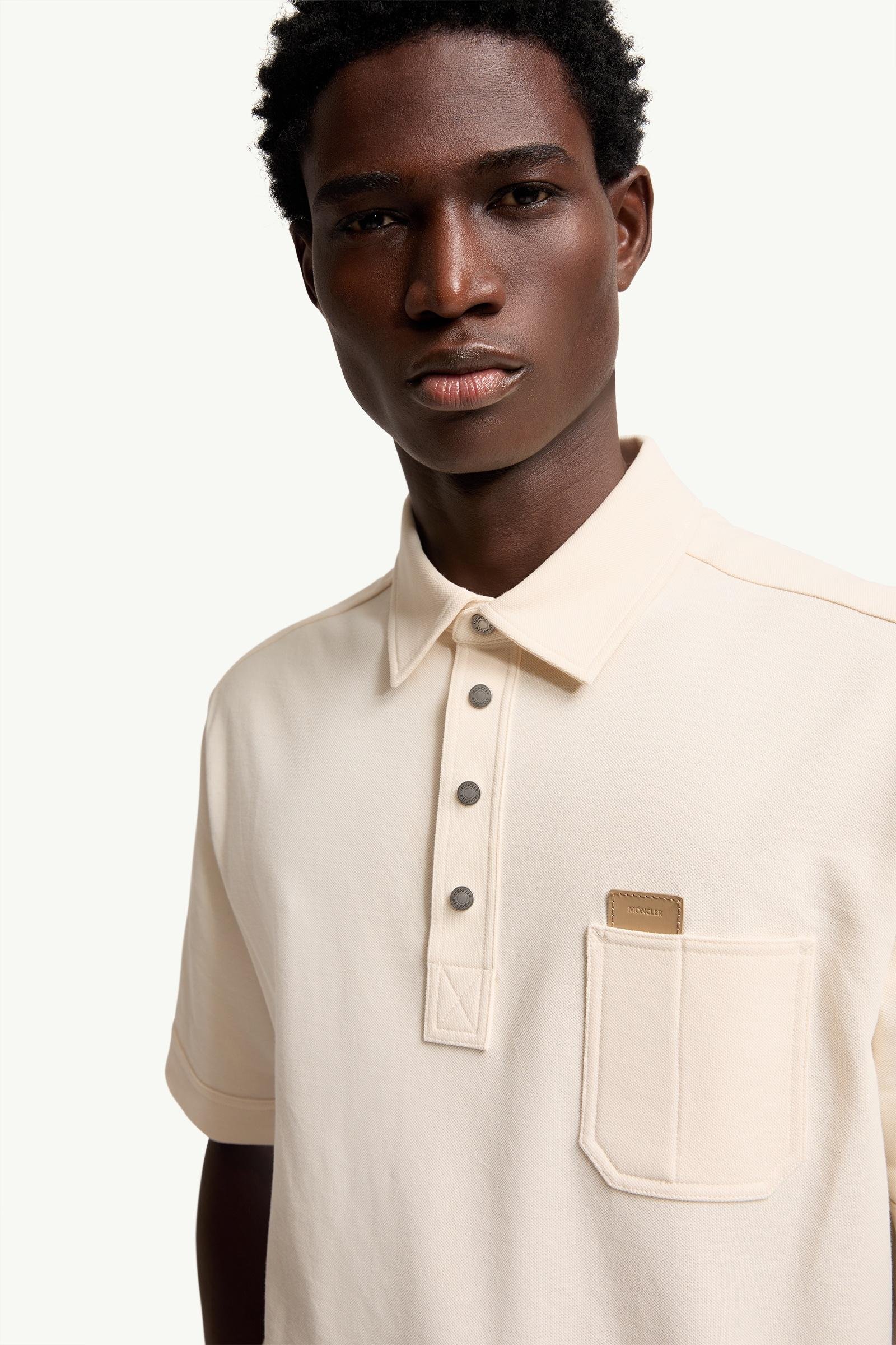 Leather Logo Tag Cotton Polo Shirt - 图片 6