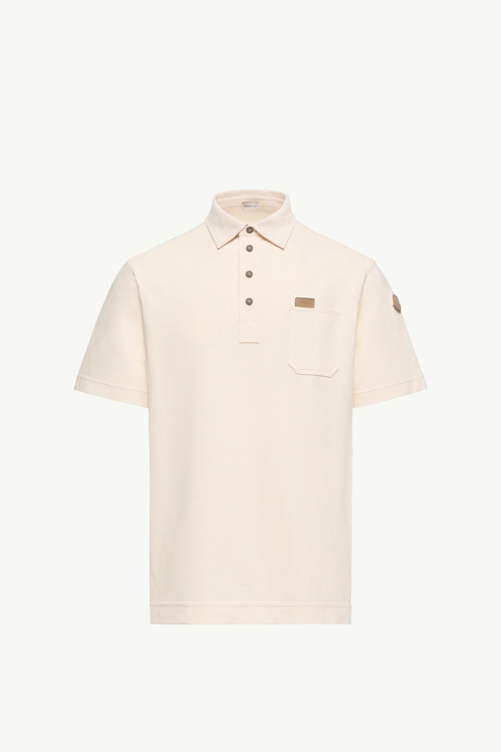 Leather Logo Tag Cotton Polo Shirt - 图片 3