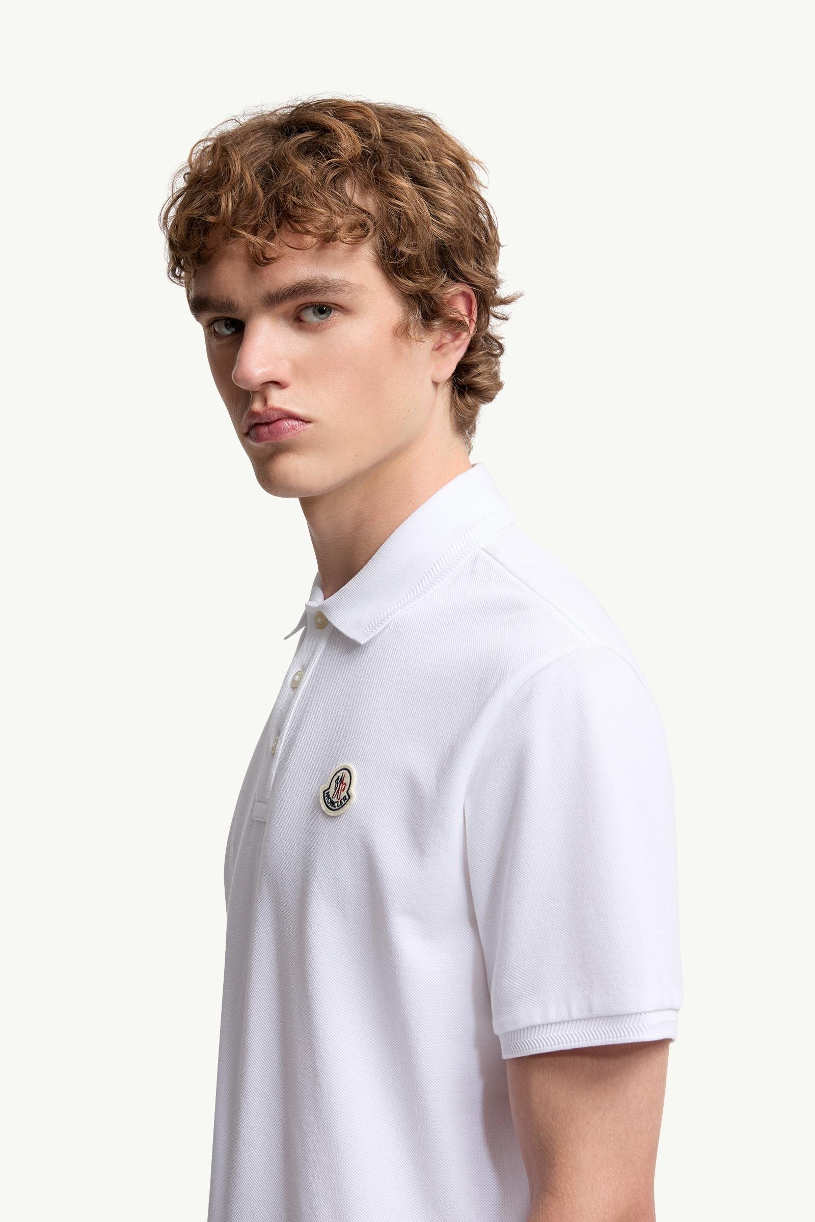 Alternative view of Logo Patch Cotton Piquet Polo Shirt