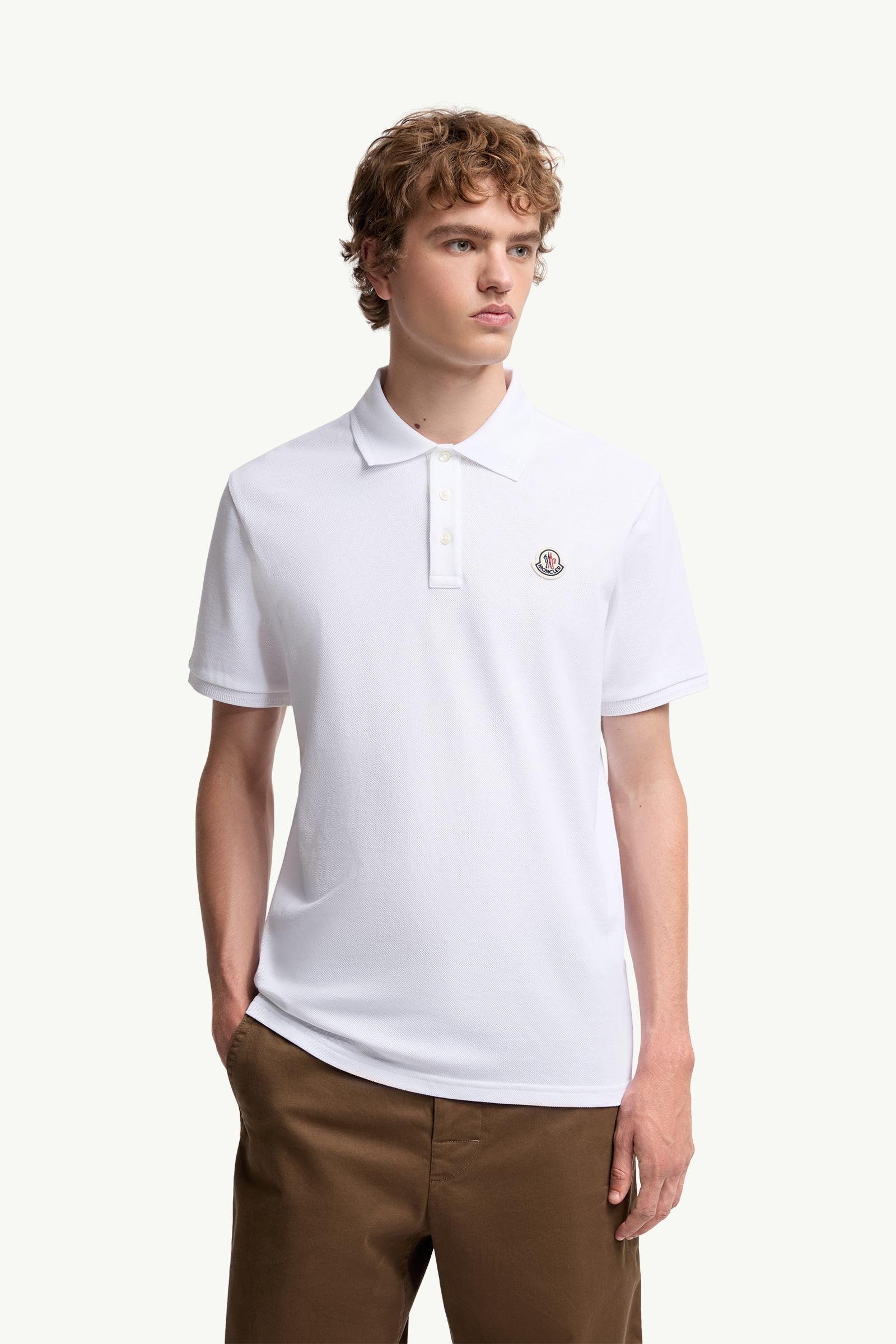 Logo Patch Cotton Piquet Polo Shirt - 图片 4